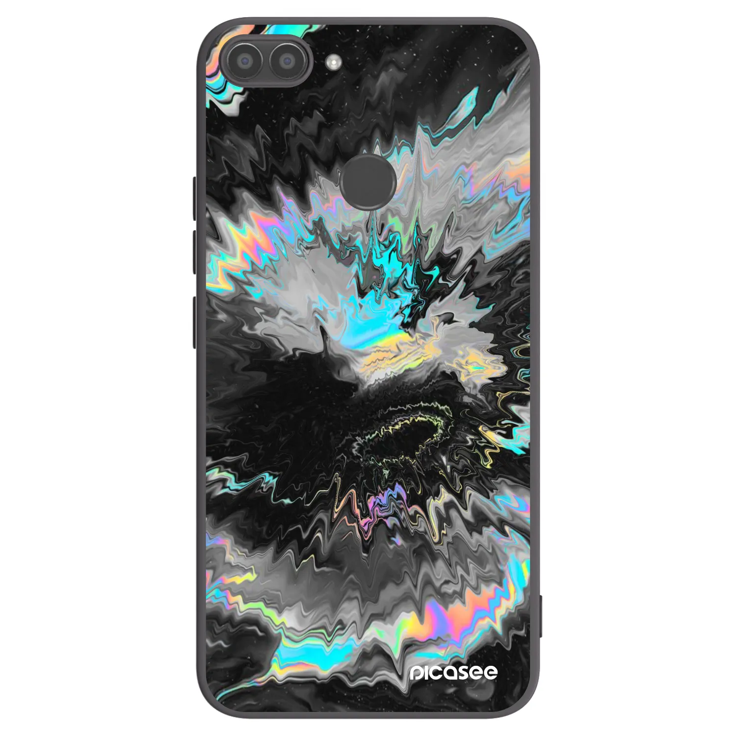 Picasee silikónový čierny obal pre Huawei P Smart - Magnetic