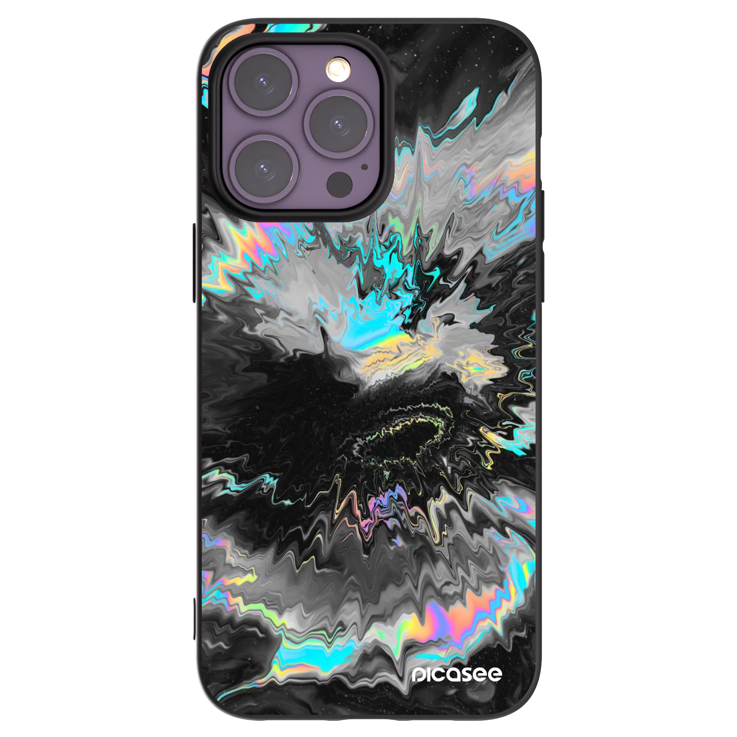 Picasee silikónový čierny obal pre Apple iPhone 14 Pro Max - Magnetic