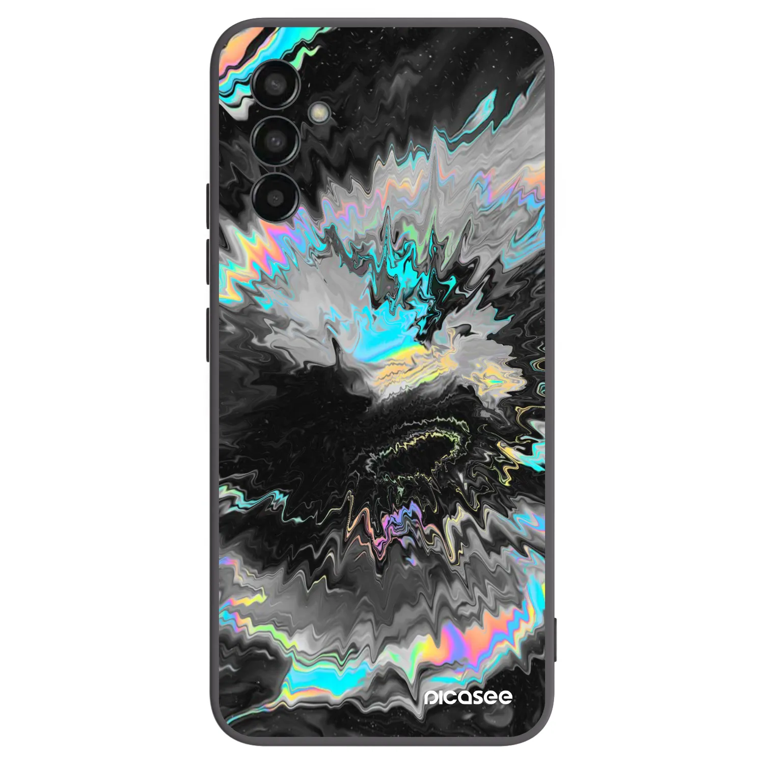 Picasee silikónový čierny obal pre Samsung Galaxy M13 M135F - Magnetic