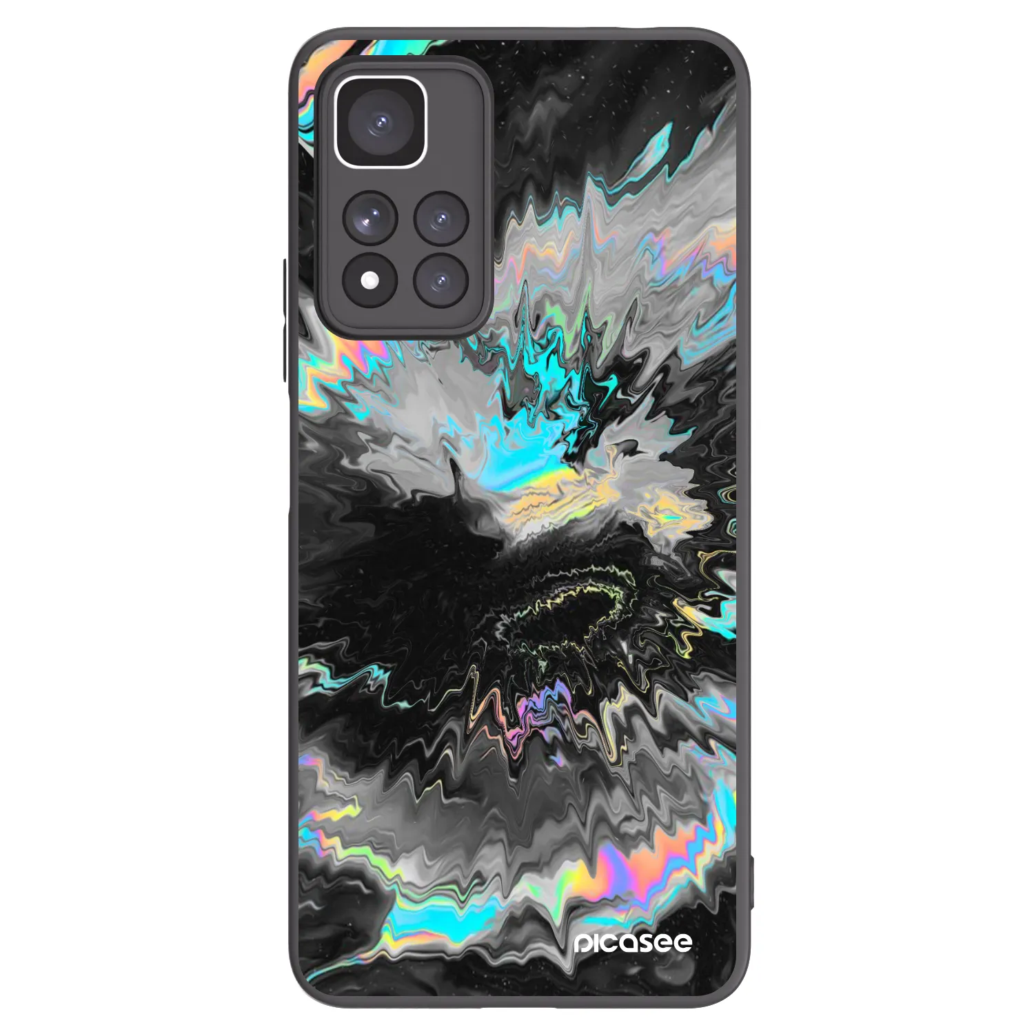 Picasee silikónový čierny obal pre Xiaomi Redmi Note 11 Pro+ 5G - Magnetic