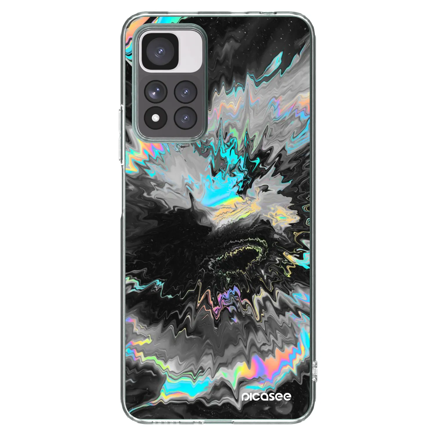 Picasee silikónový prehľadný obal pre Xiaomi Redmi Note 11 Pro+ 5G - Magnetic