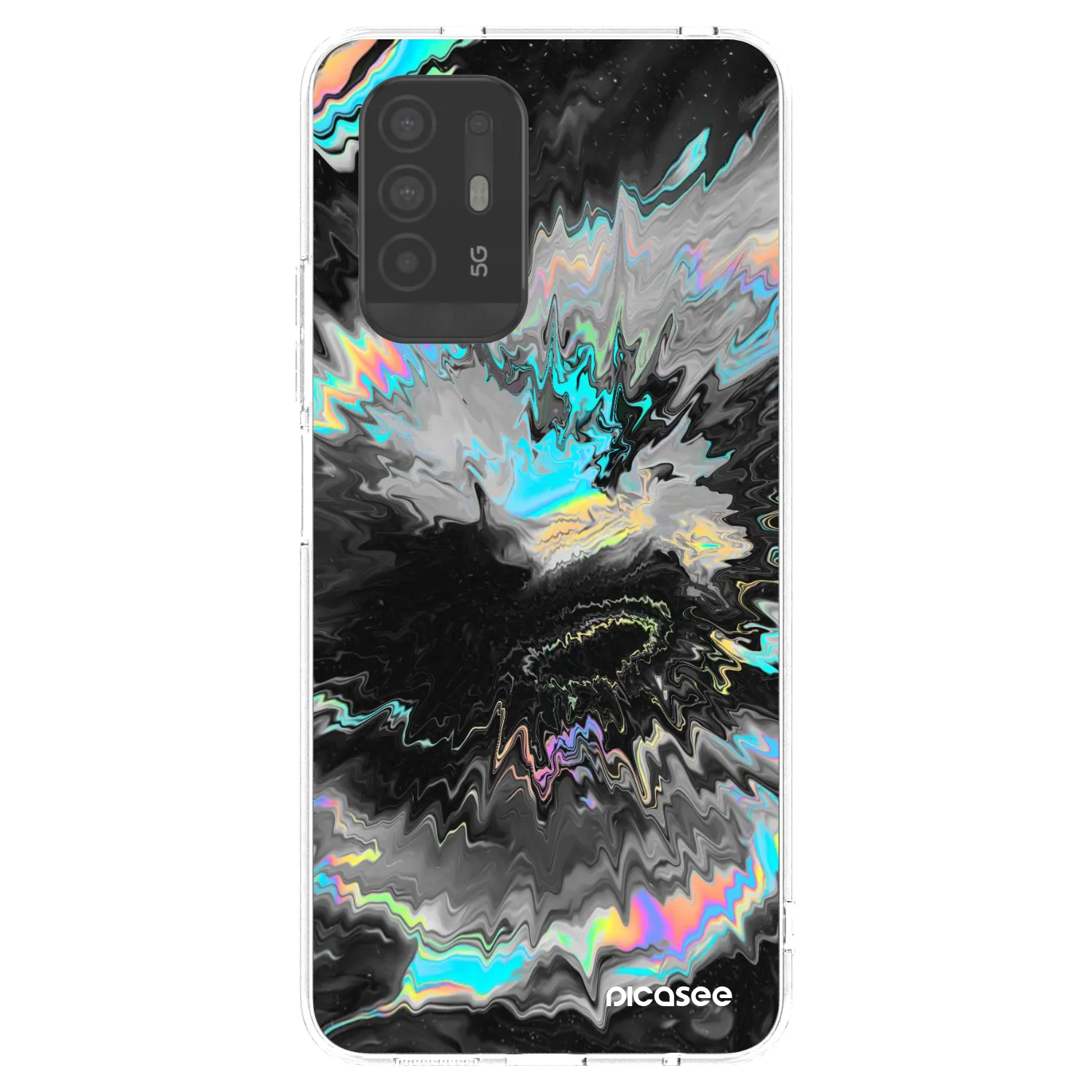 Picasee silikónový prehľadný obal pre OPPO A94 5G - Magnetic