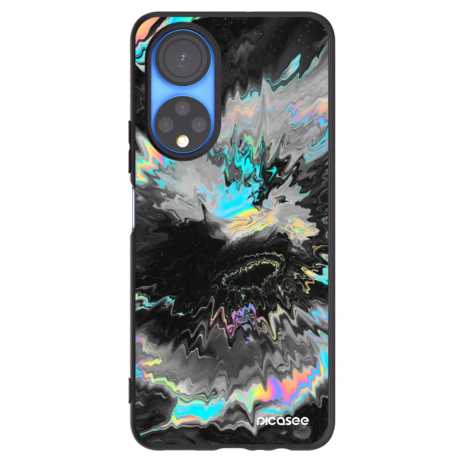 Picasee silikónový čierny obal pre Honor X7 - Magnetic