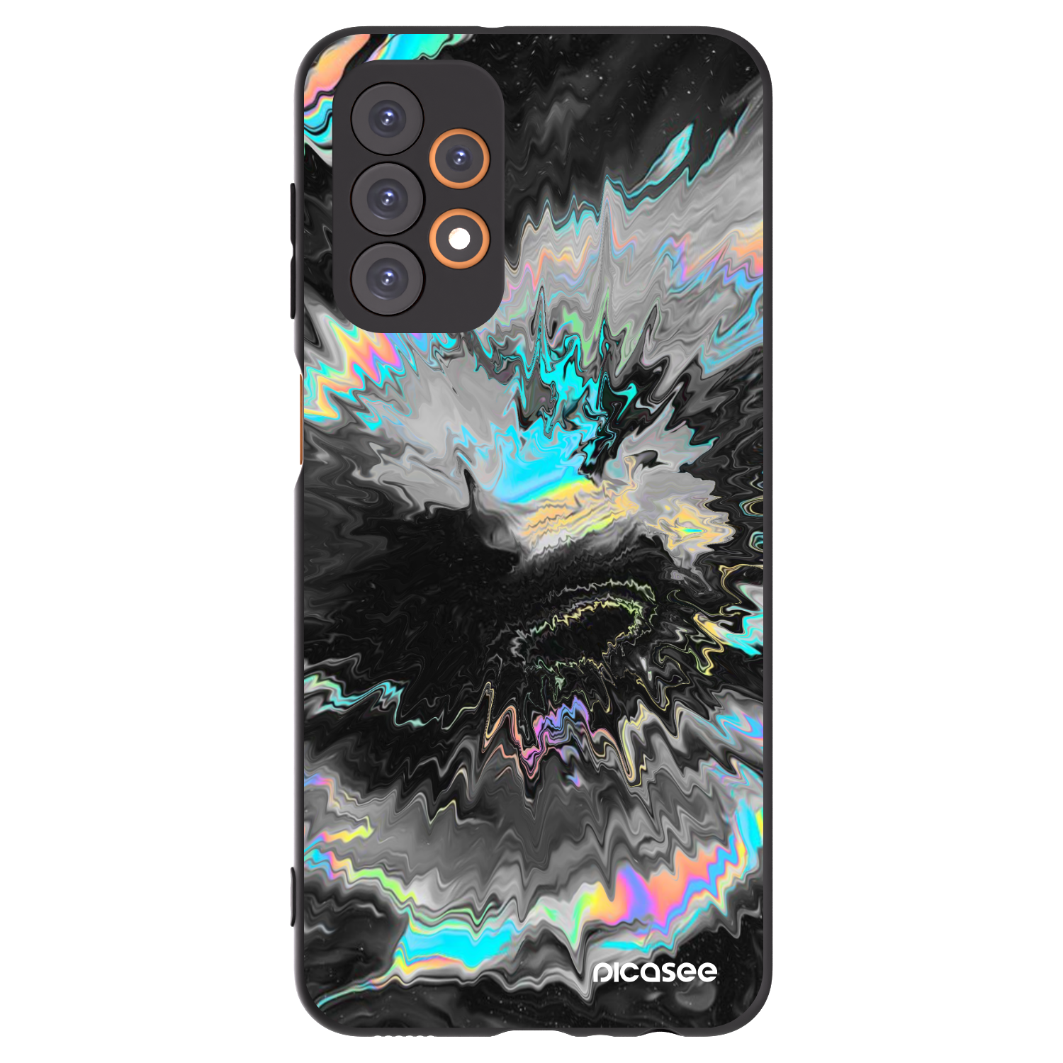 Picasee silikónový čierny obal pre Samsung Galaxy A23 A235F 4G - Magnetic