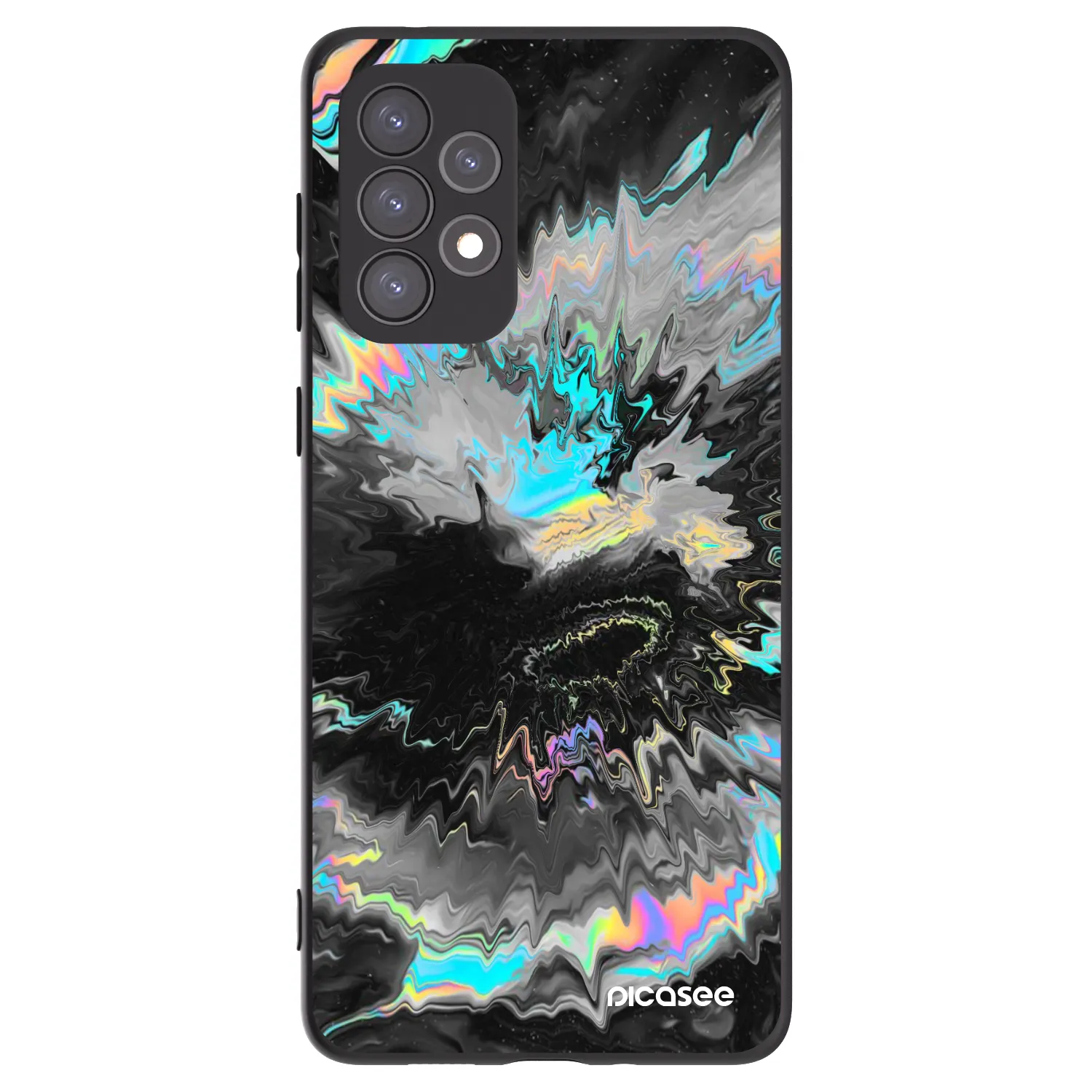 Picasee silikónový čierny obal pre Samsung Galaxy A73 5G - Magnetic