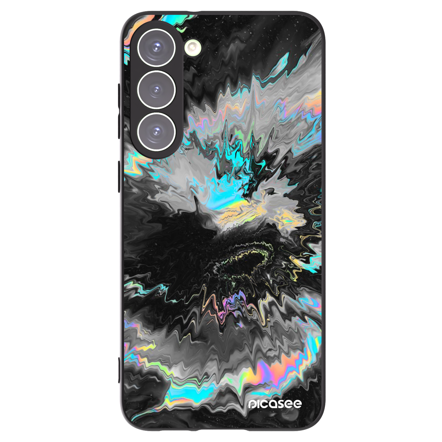 Picasee silikónový čierny obal pre Samsung Galaxy S23+ 5G - Magnetic