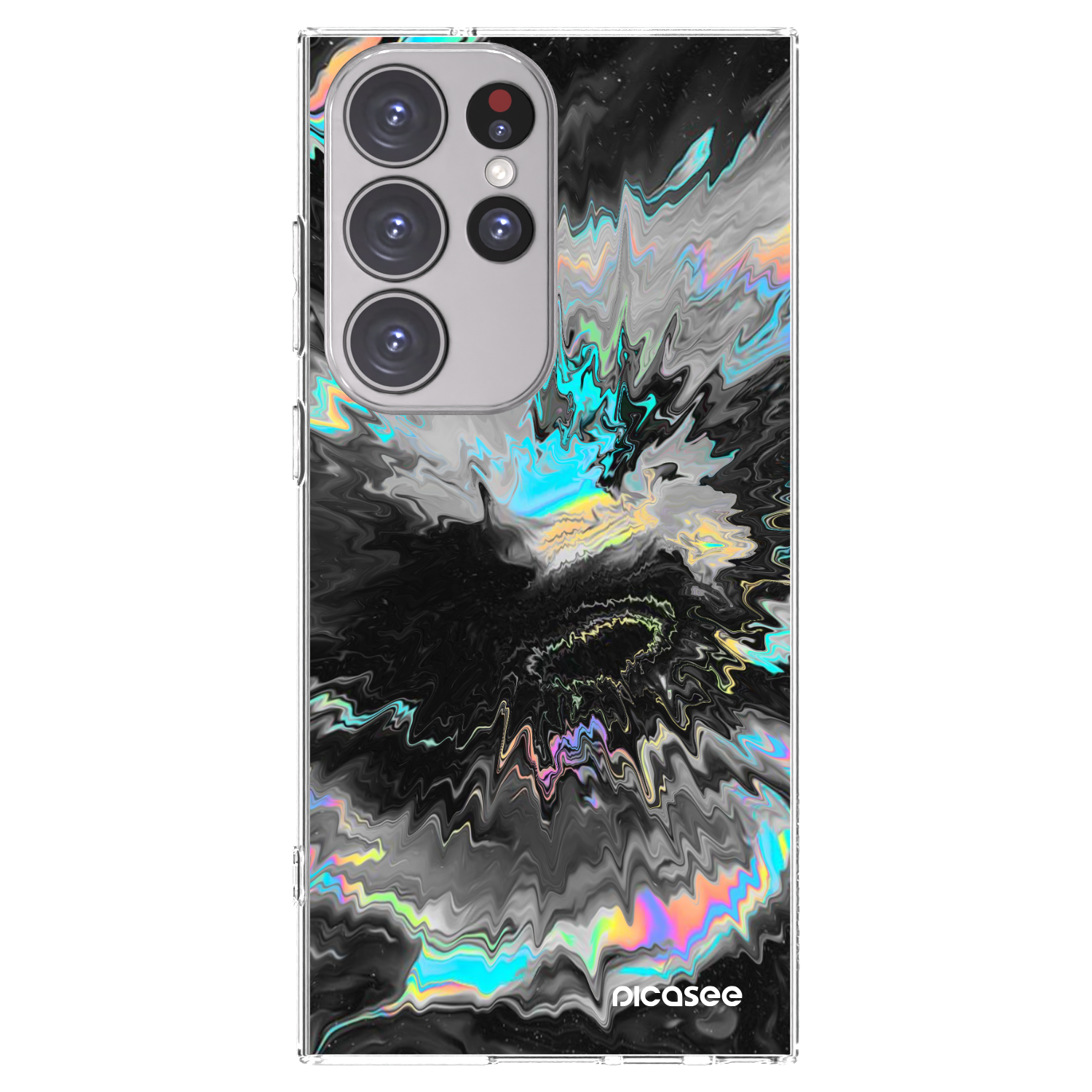 Picasee silikónový prehľadný obal pre Samsung Galaxy S23 Ultra 5G - Magnetic