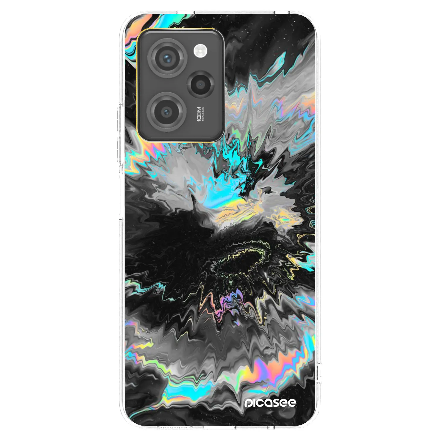 Picasee silikónový čierny obal pre Xiaomi Poco X5 Pro - Magnetic
