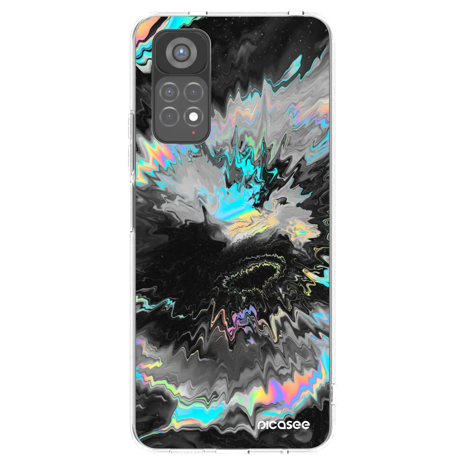 Picasee silikónový prehľadný obal pre Xiaomi Redmi Note 11S 5G - Magnetic