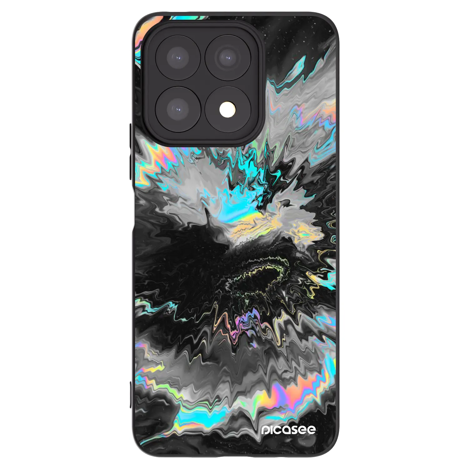 Picasee silikónový čierny obal pre Honor X8a - Magnetic