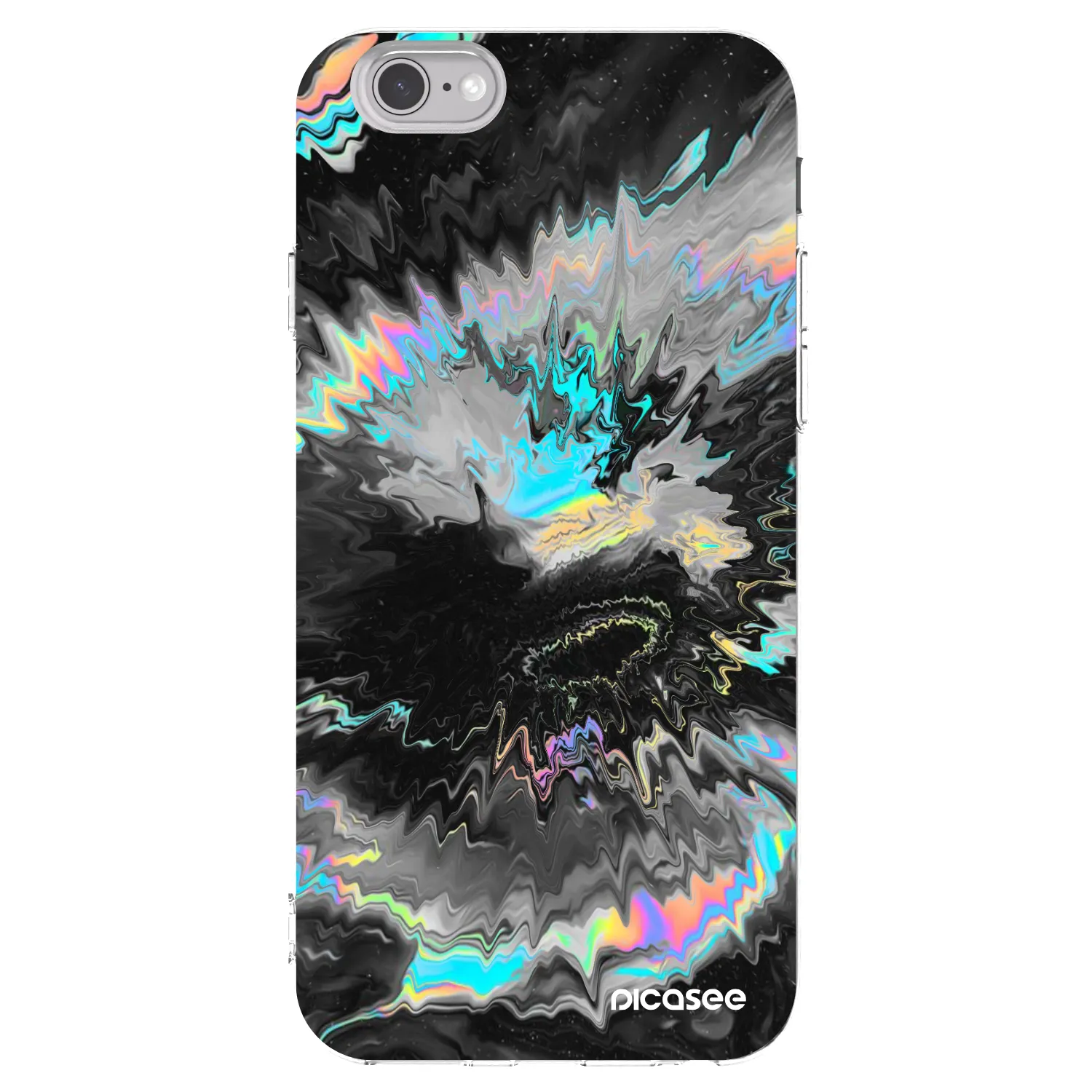 Picasee silikónový prehľadný obal pre Apple iPhone 6/6S - Magnetic