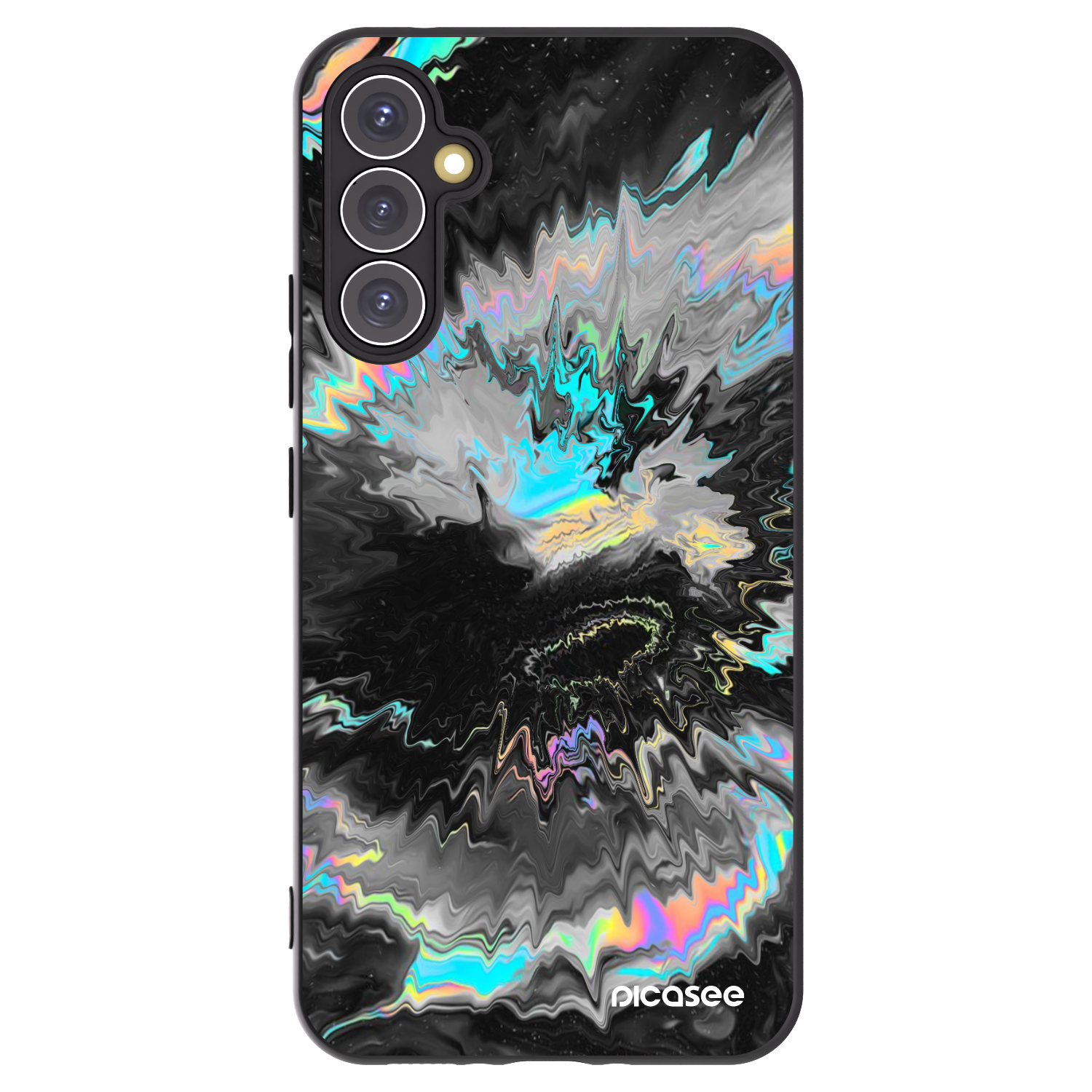 Picasee silikónový čierny obal pre Samsung Galaxy A34 5G A346B - Magnetic