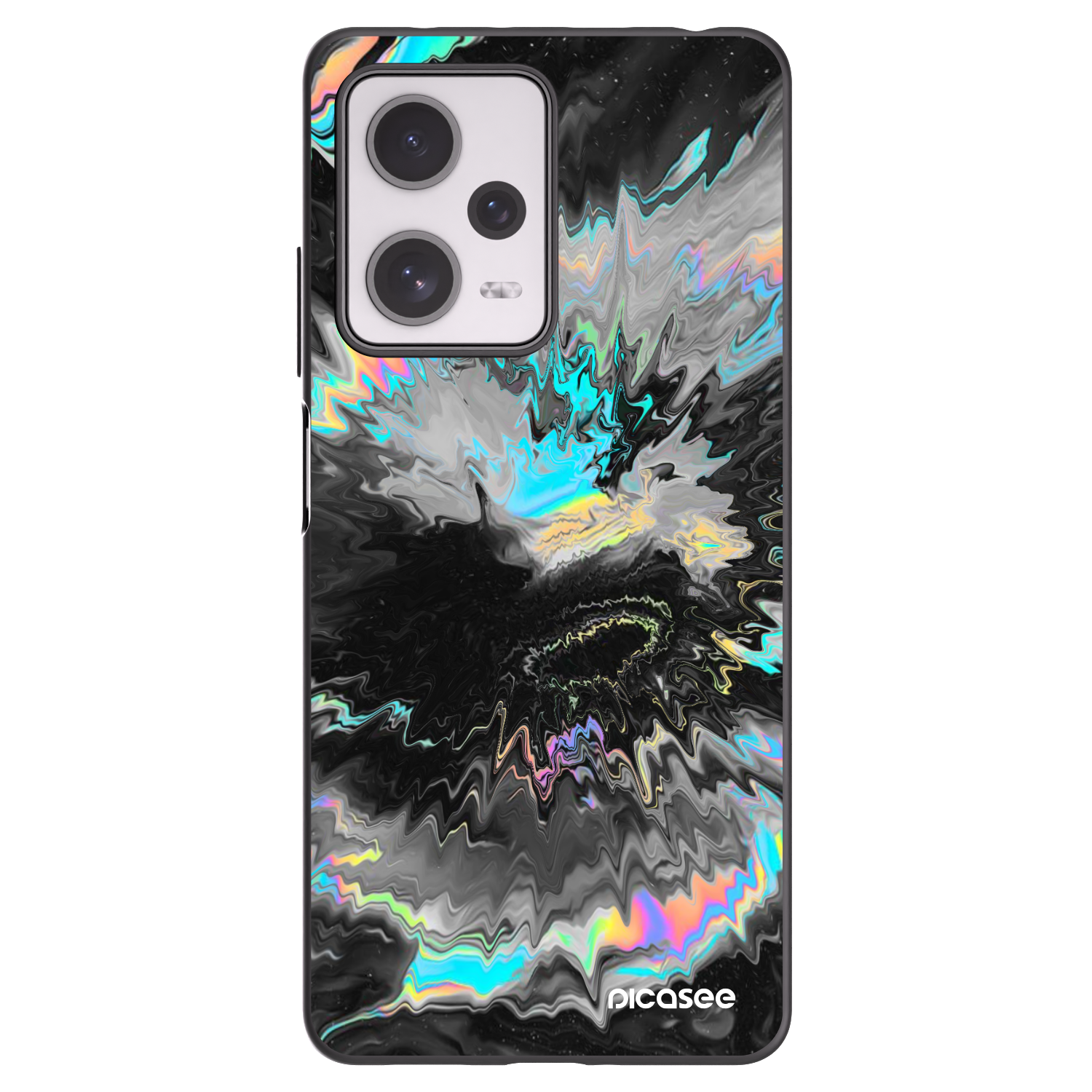 Picasee silikónový čierny obal pre Xiaomi Redmi Note 12 Pro+ 5G - Magnetic
