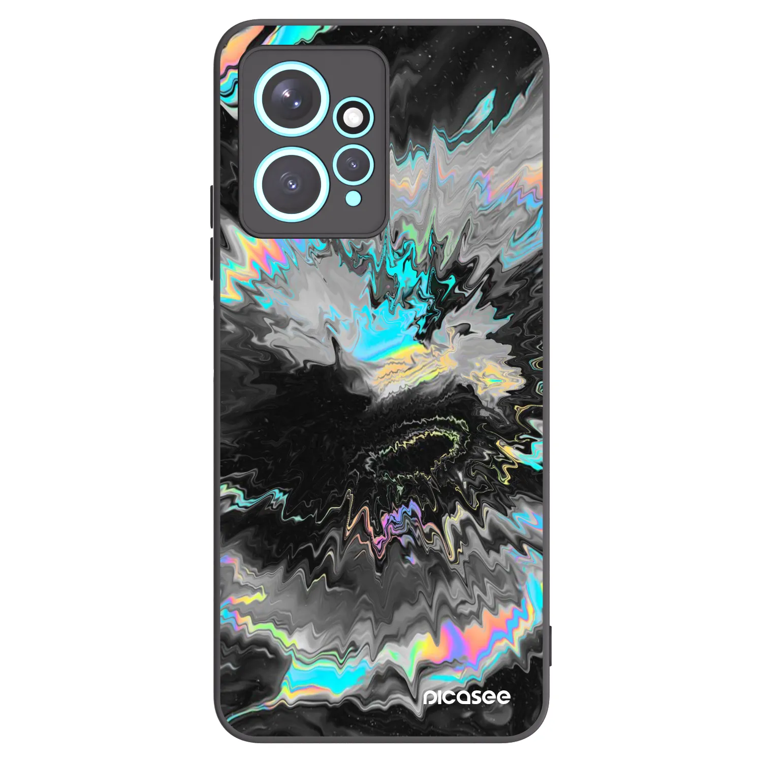 Picasee silikónový čierny obal pre Xiaomi Redmi Note 12 4G - Magnetic