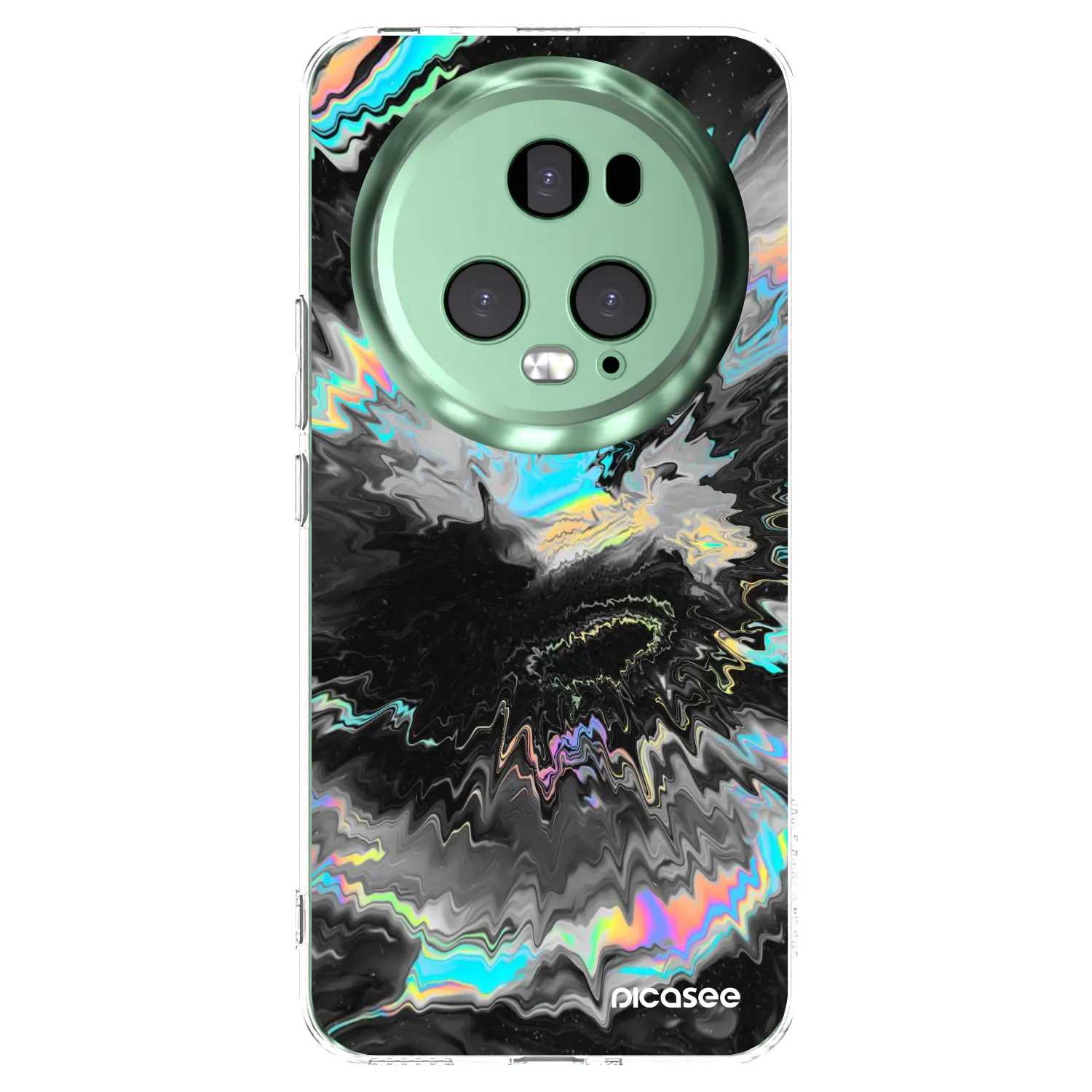 Picasee silikónový prehľadný obal pre Honor Magic5 Pro - Magnetic