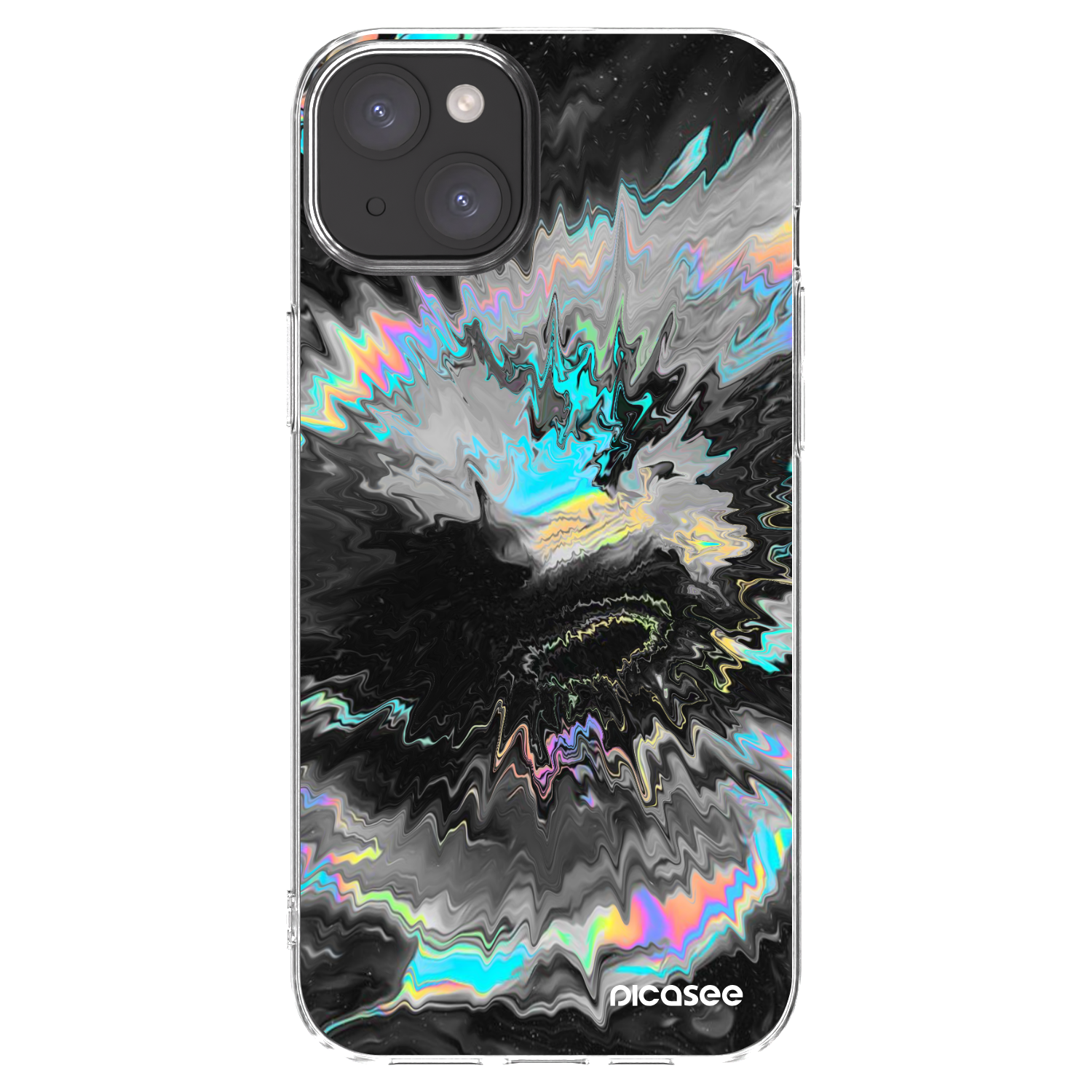Picasee silikónový prehľadný obal pre Apple iPhone 15 Plus - Magnetic
