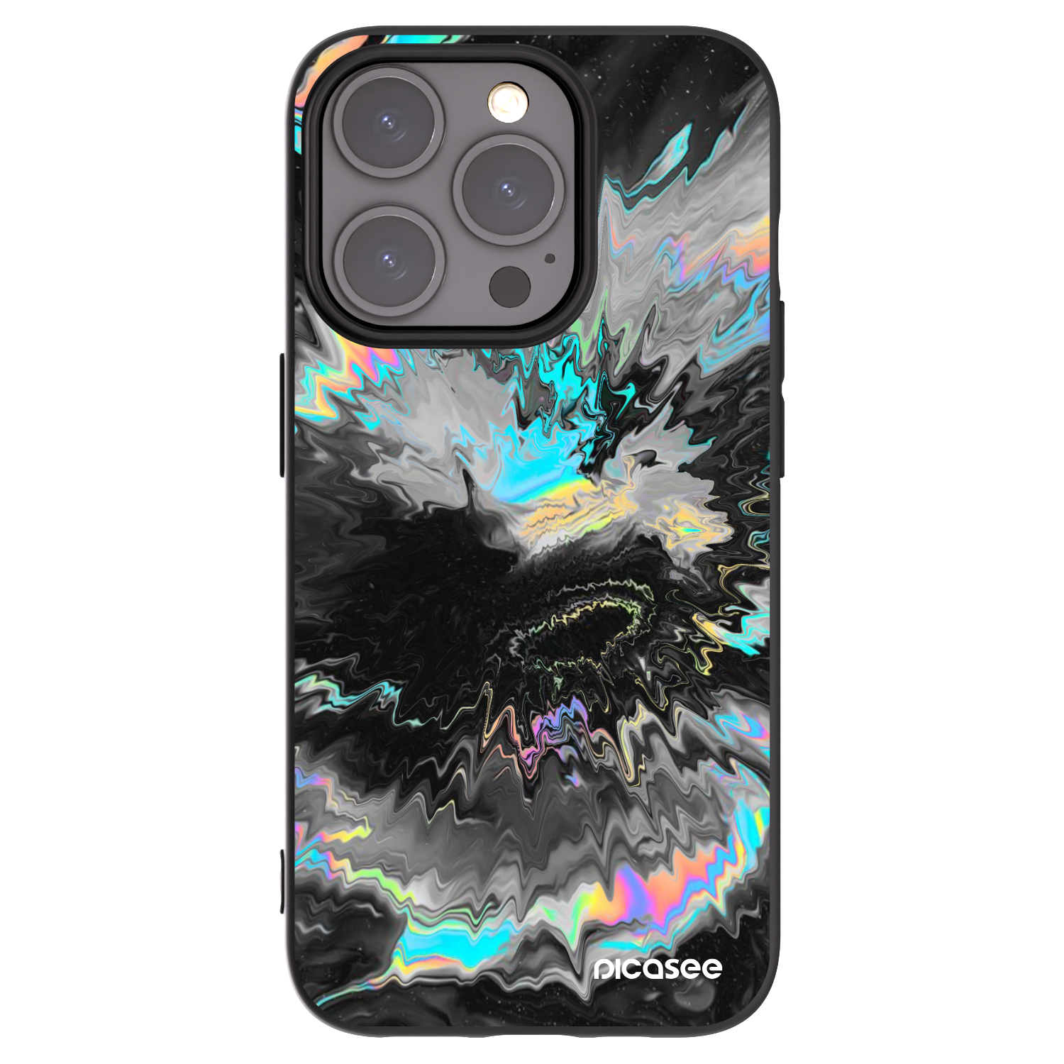 Silikónový čierny obal pre Apple iPhone 15 Pro - Magnetic