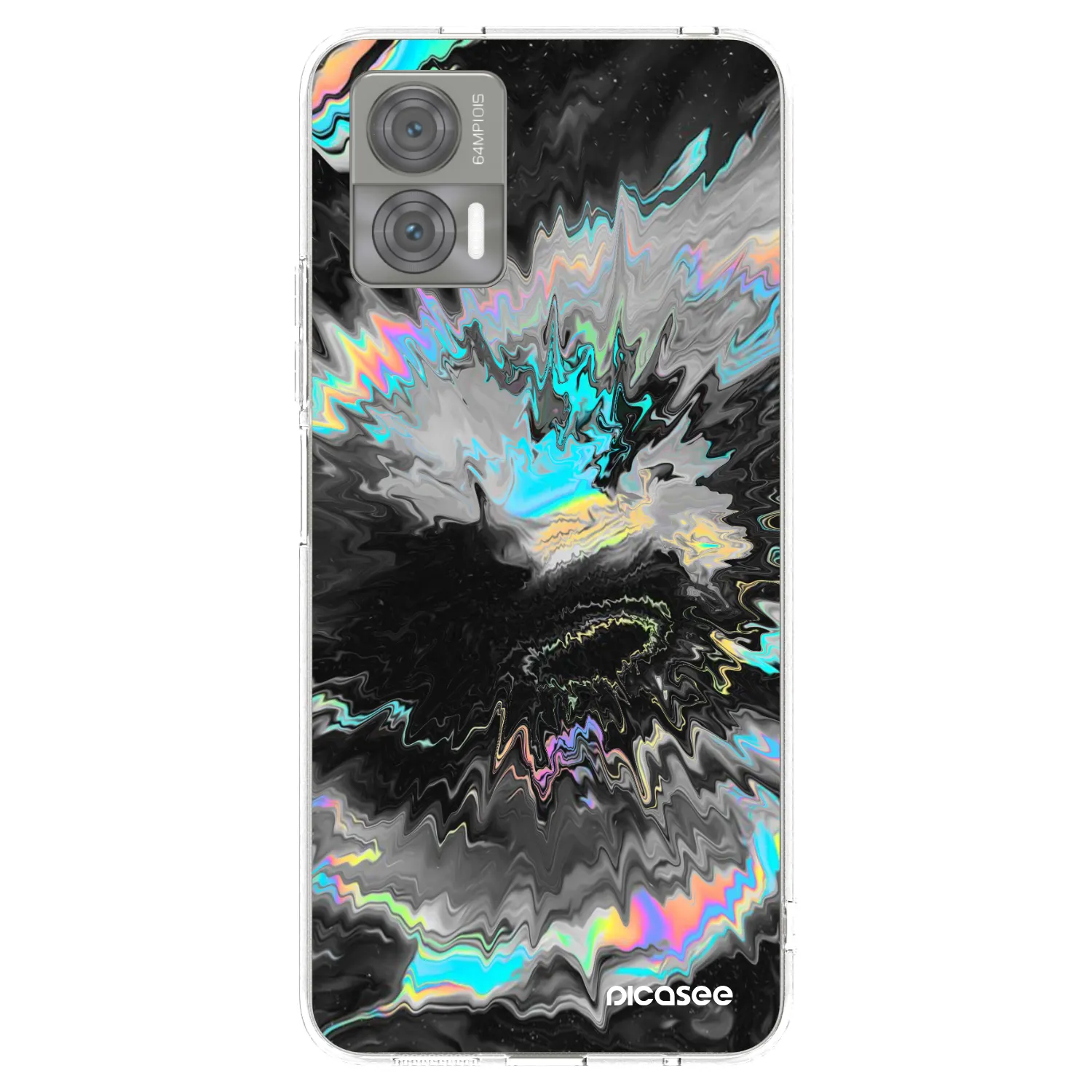 Picasee silikónový prehľadný obal pre Motorola Edge 30 Neo - Magnetic