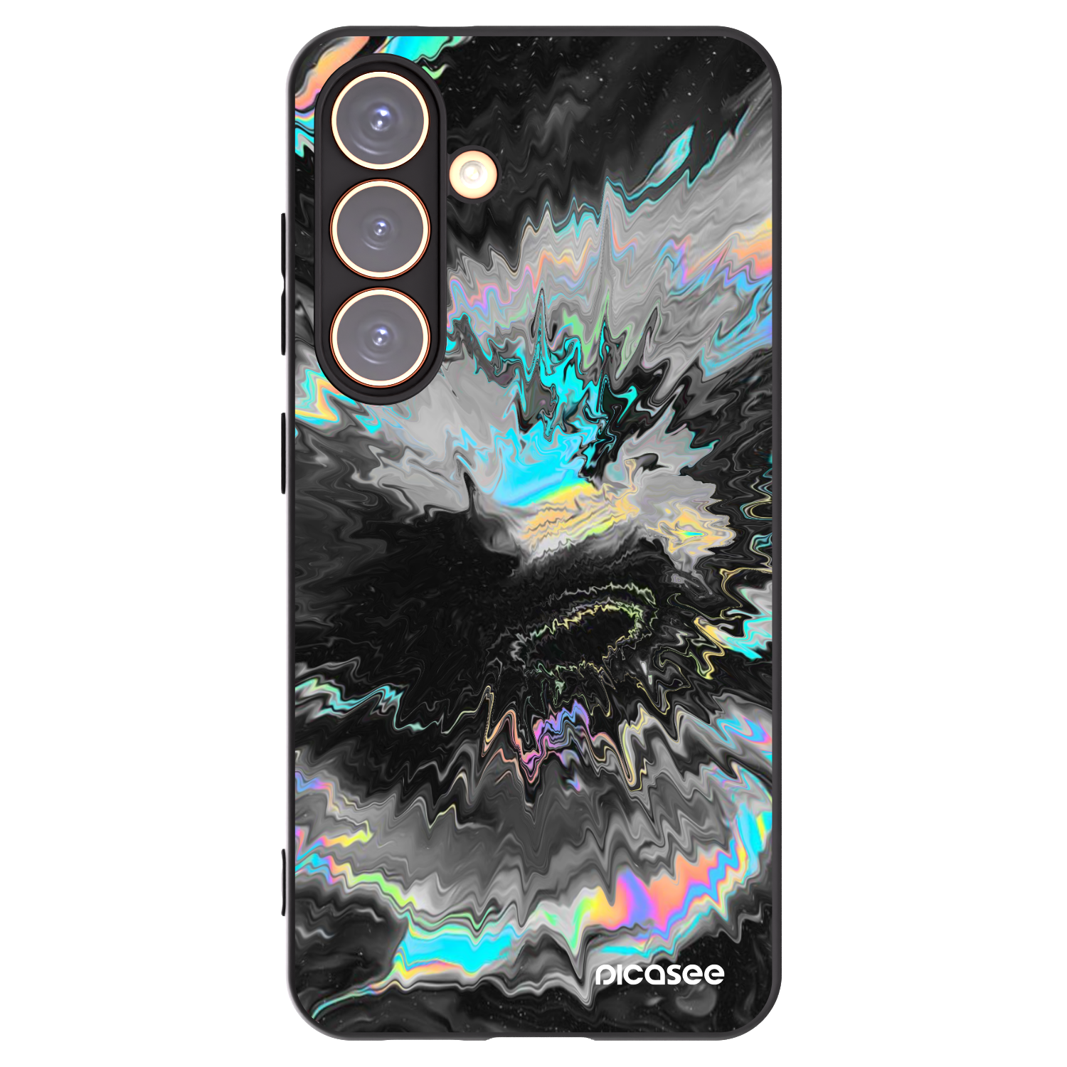 Picasee silikónový čierny obal pre Samsung Galaxy S24 S921B 5G - Magnetic