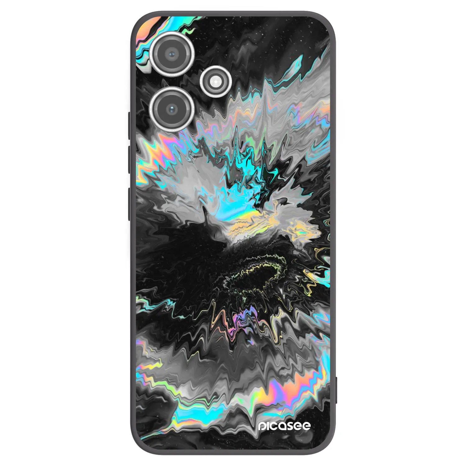 Picasee silikónový čierny obal pre Xiaomi Redmi 12 5G - Magnetic