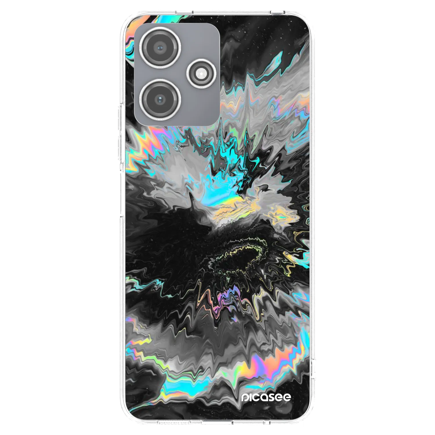 Picasee silikónový prehľadný obal pre Xiaomi Redmi 12 5G - Magnetic