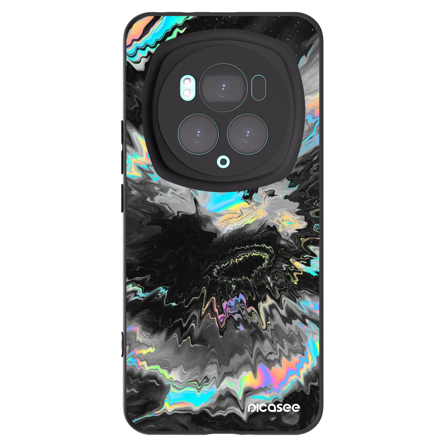 Picasee silikónový čierny obal pre Honor Magic6 Pro - Magnetic