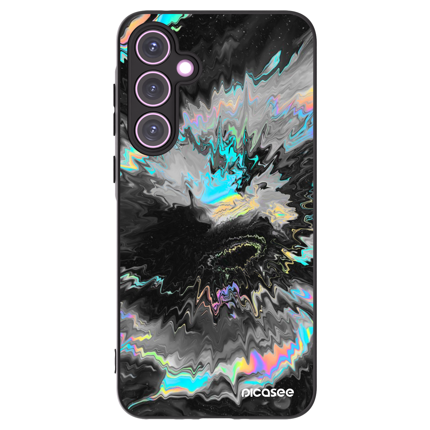 Picasee silikónový čierny obal pre Samsung Galaxy A35 5G A356B - Magnetic