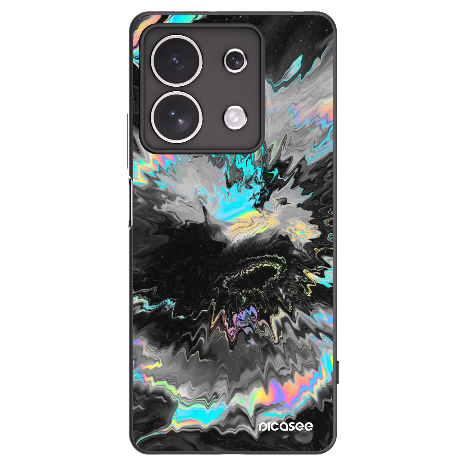 Picasee silikónový čierny obal pre Xiaomi Redmi Note 13 4G - Magnetic