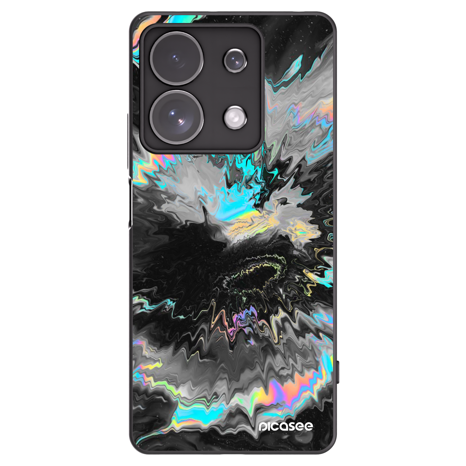 Silikónový čierny obal pre Xiaomi Redmi Note 13 Pro 4G - Magnetic