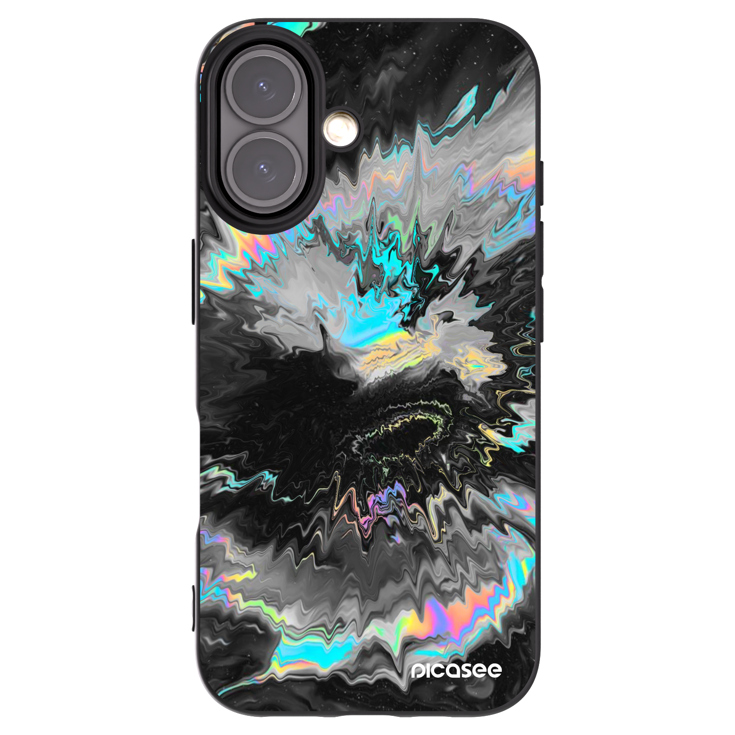 Silikónový čierny obal pre Apple iPhone 16 - Magnetic