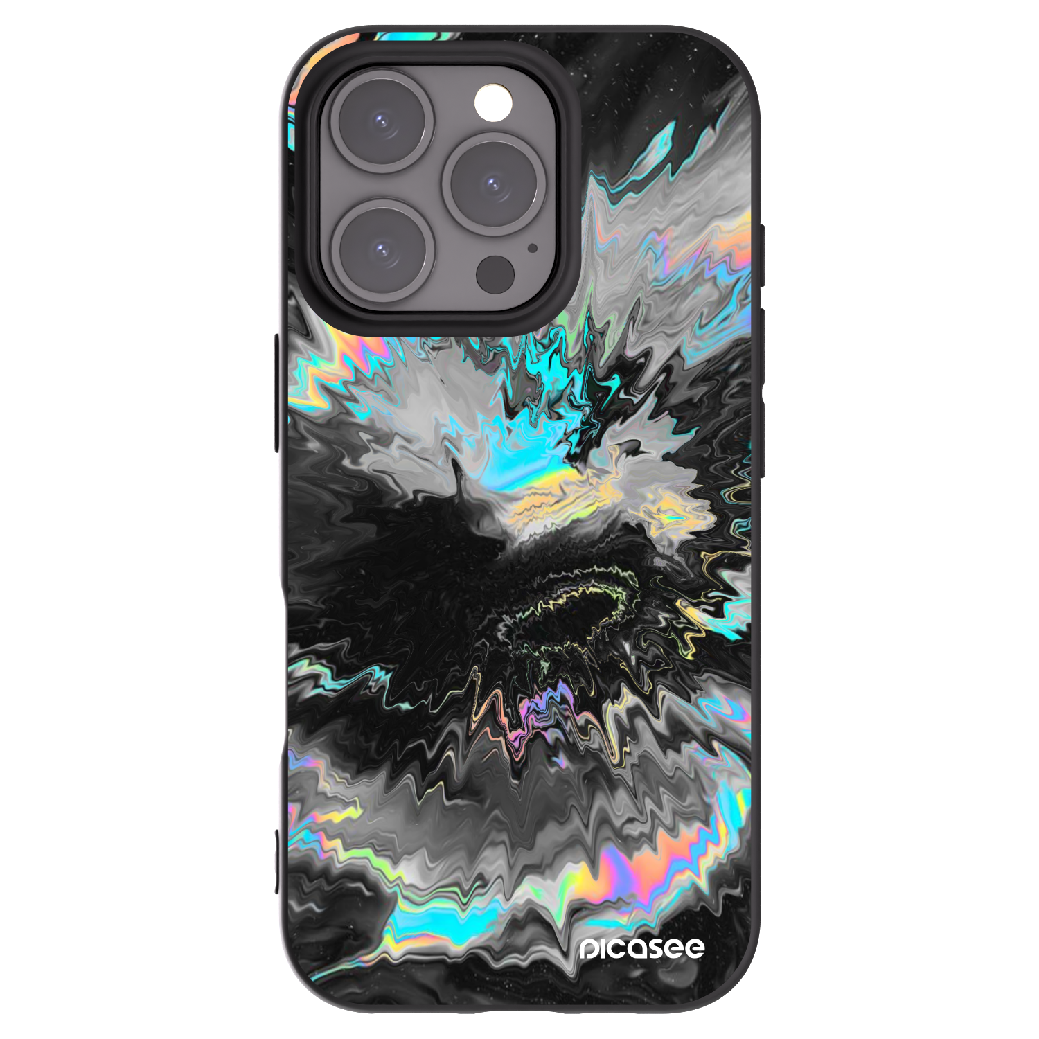 Picasee silikónový čierny obal pre Apple iPhone 16 Pro - Magnetic
