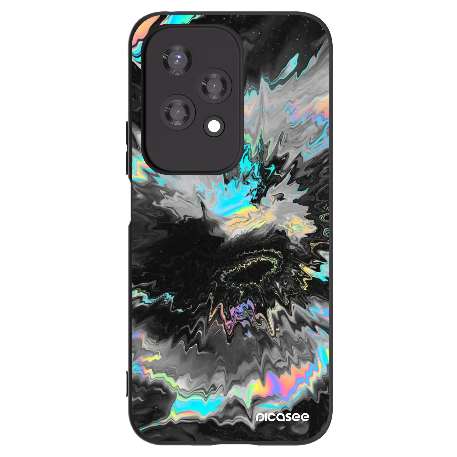 Silikónový čierny obal pre Honor 200 Lite - Magnetic