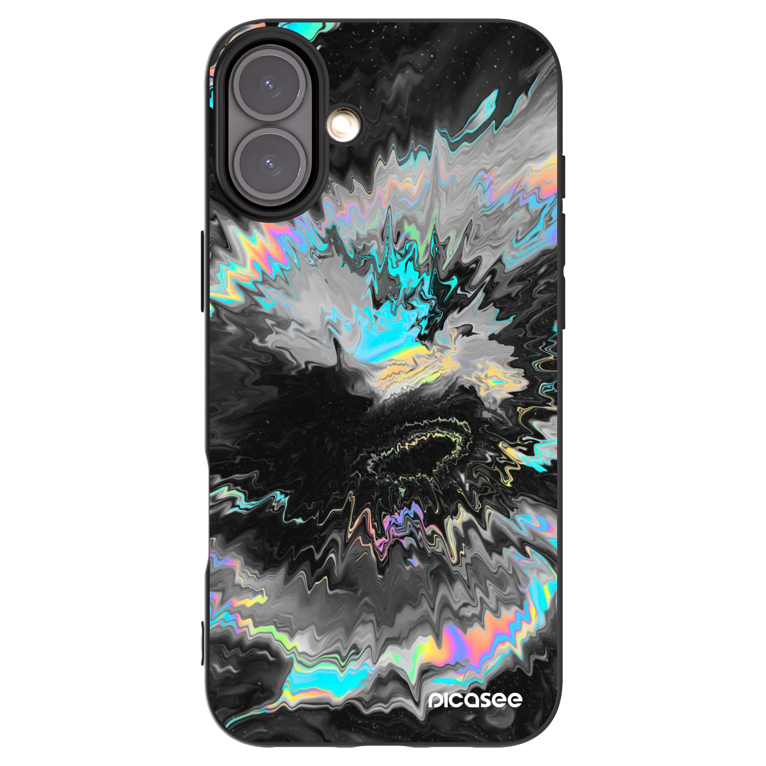 Picasee silikónový čierny obal pre Apple iPhone 16 Plus - Magnetic