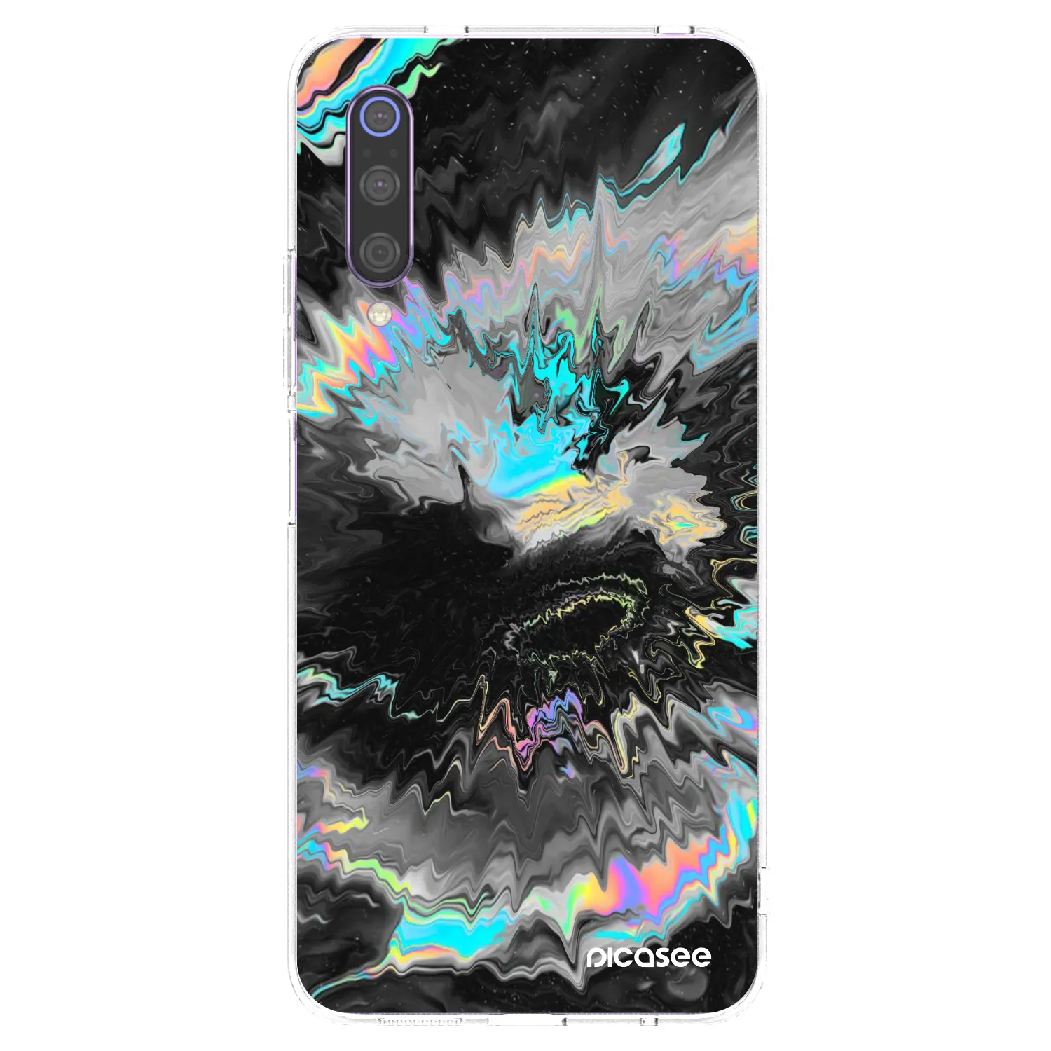 Picasee silikónový prehľadný obal pre Xiaomi Mi 9 - Magnetic