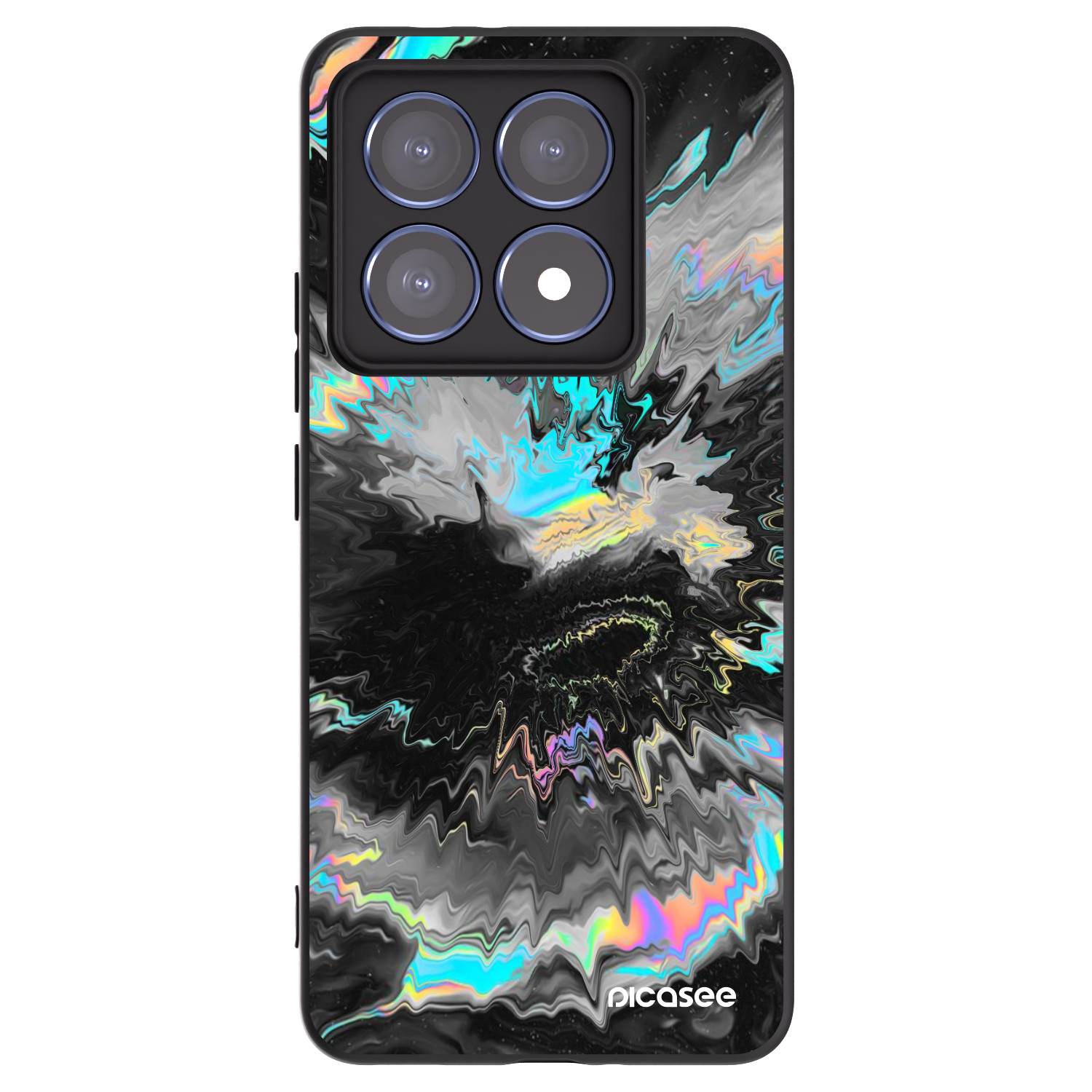 Picasee silikónový čierny obal pre Xiaomi 14T Pro - Magnetic