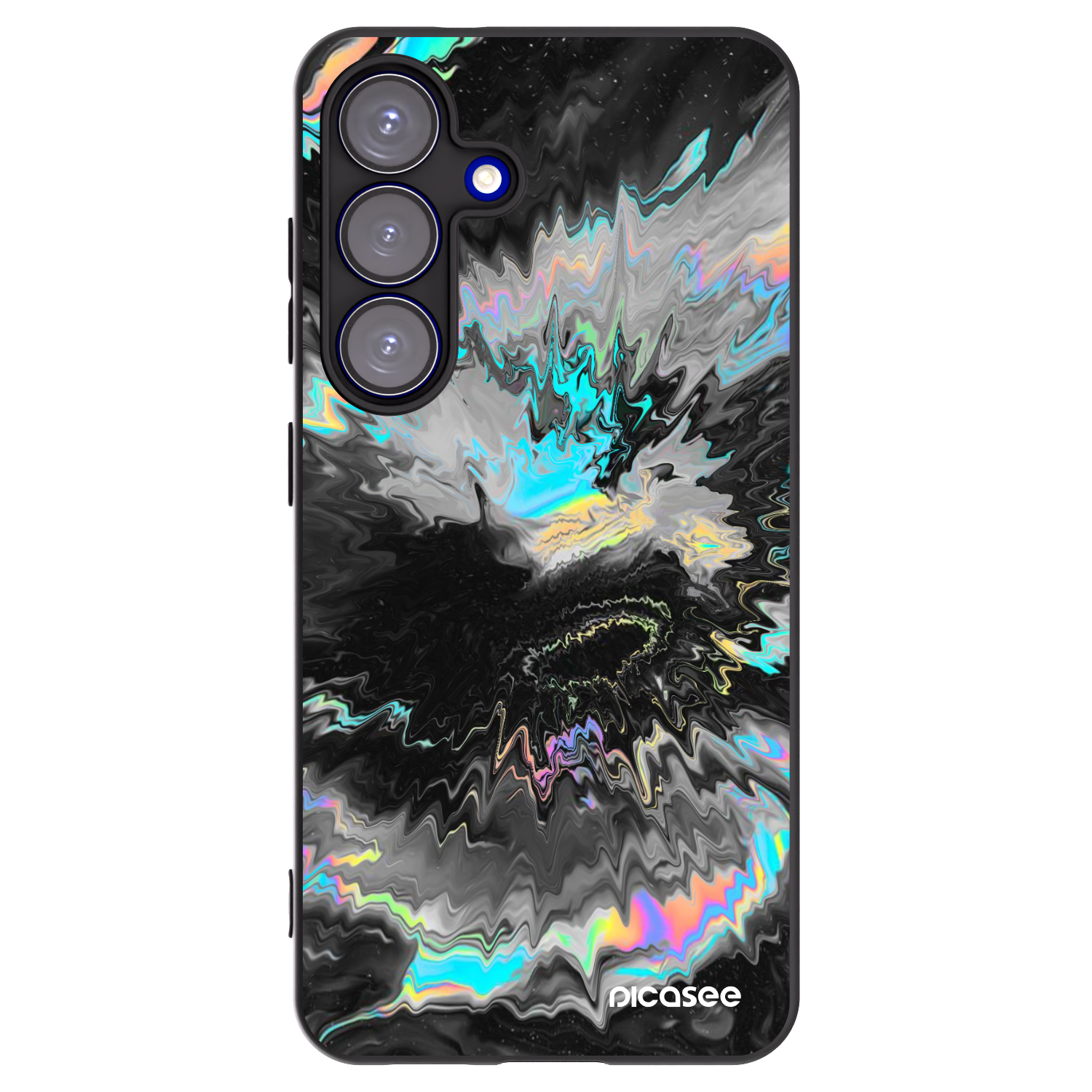 Picasee silikónový čierny obal pre Samsung Galaxy S25 5G - Magnetic