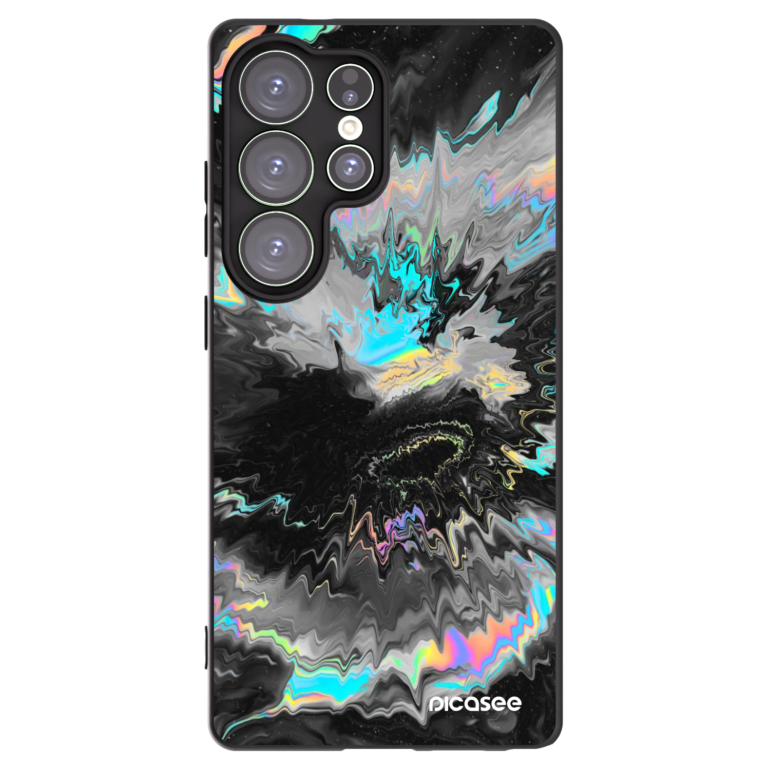 Picasee silikónový čierny obal pre Samsung Galaxy S25 Ultra 5G - Magnetic