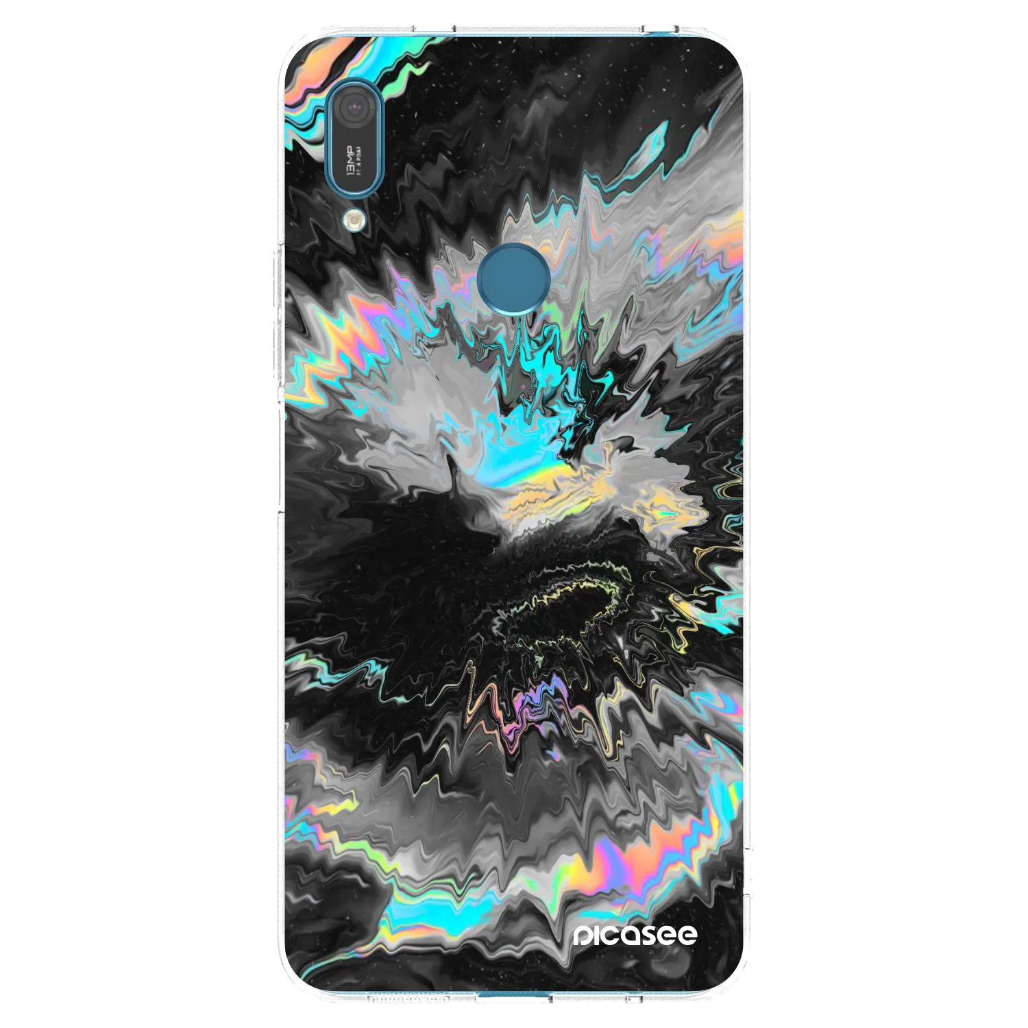 Picasee silikónový prehľadný obal pre Huawei Y7 2019 - Magnetic