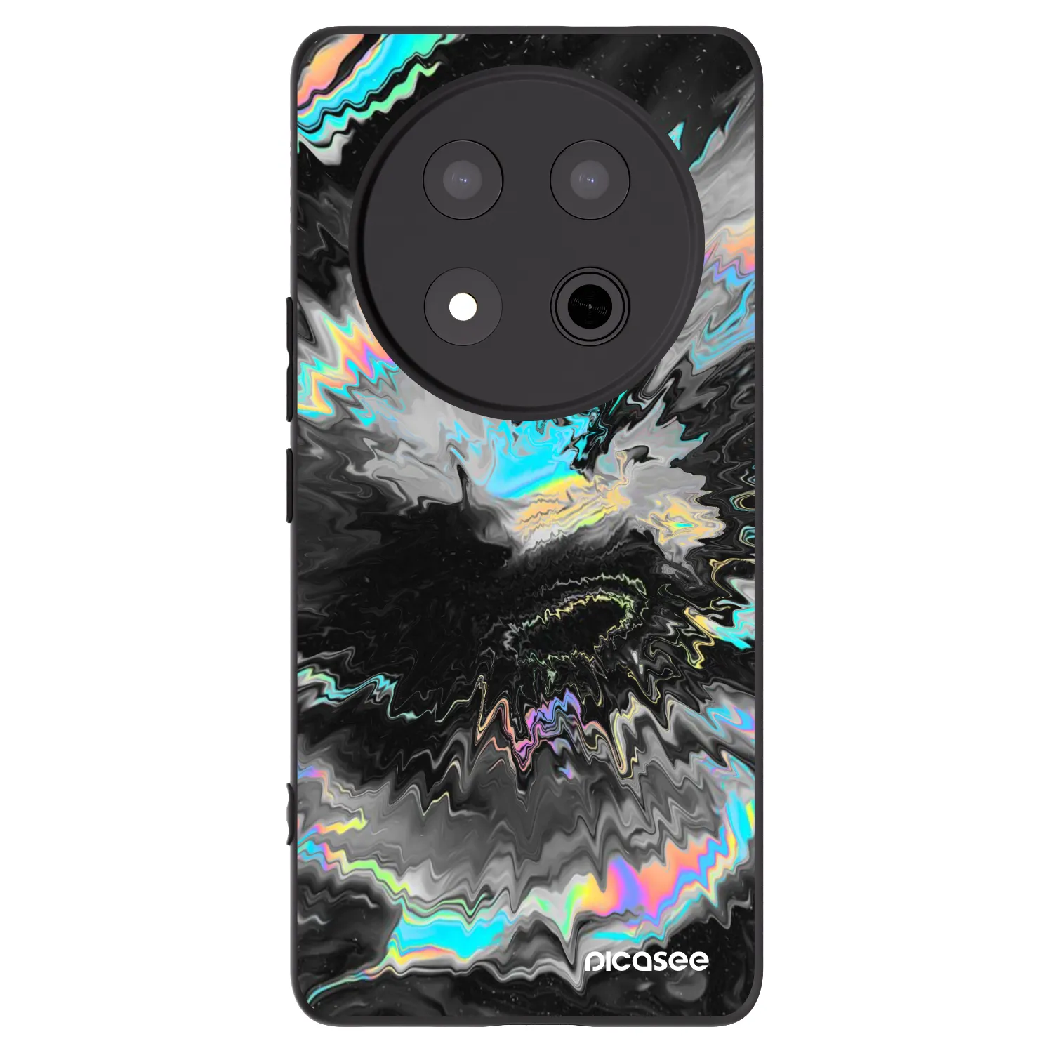 Picasee silikónový čierny obal pre Honor Magic7 Lite 5G - Magnetic