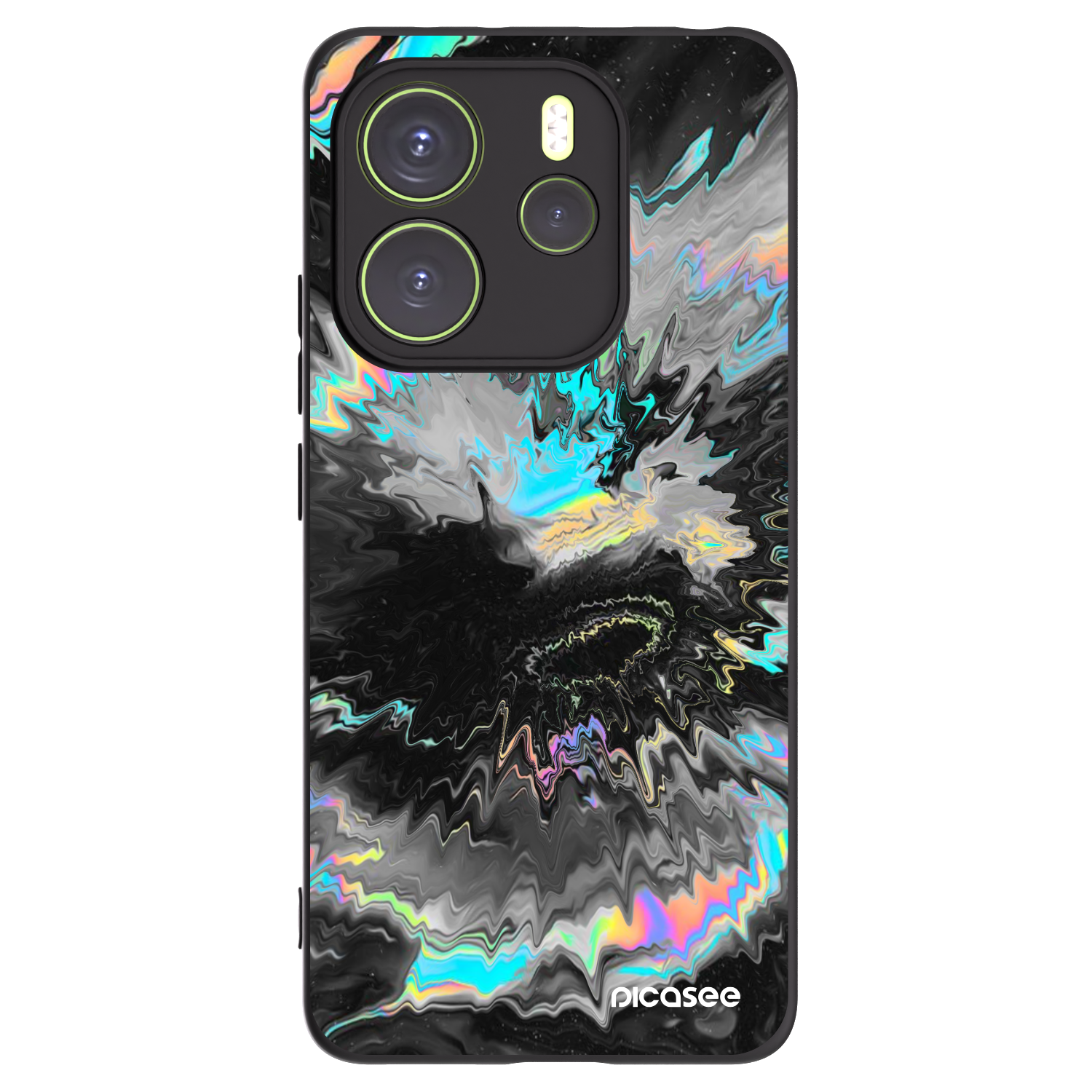 Picasee silikónový čierny obal pre Xiaomi Redmi Note 14 4G - Magnetic