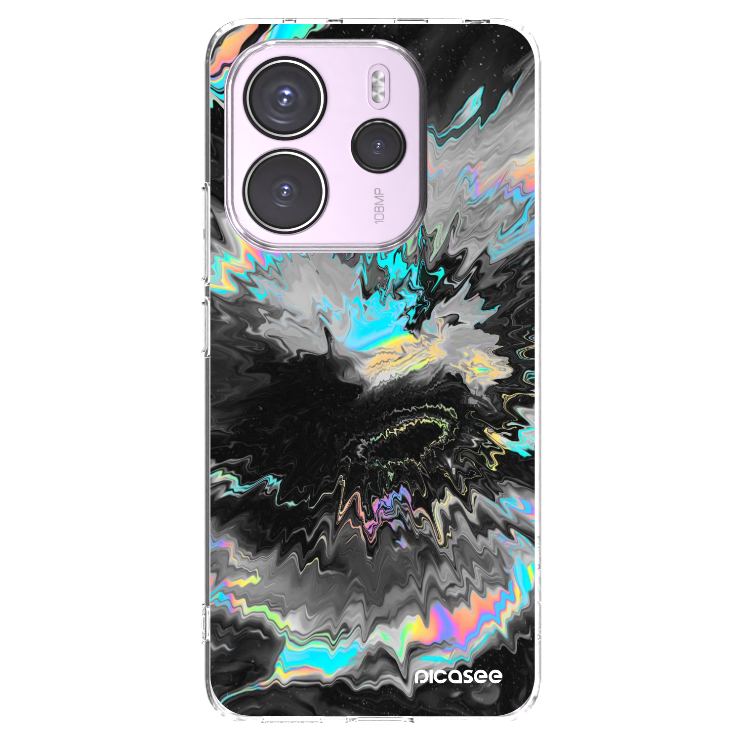 Picasee silikónový prehľadný obal pre Xiaomi Redmi Note 14 4G - Magnetic
