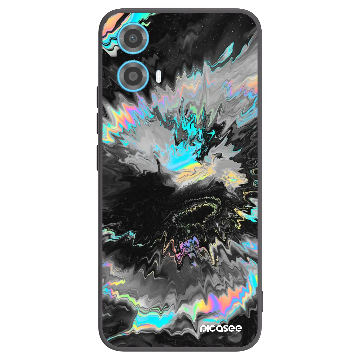 Picasee silikónový čierny obal pre Motorola Moto G34 5G - Magnetic