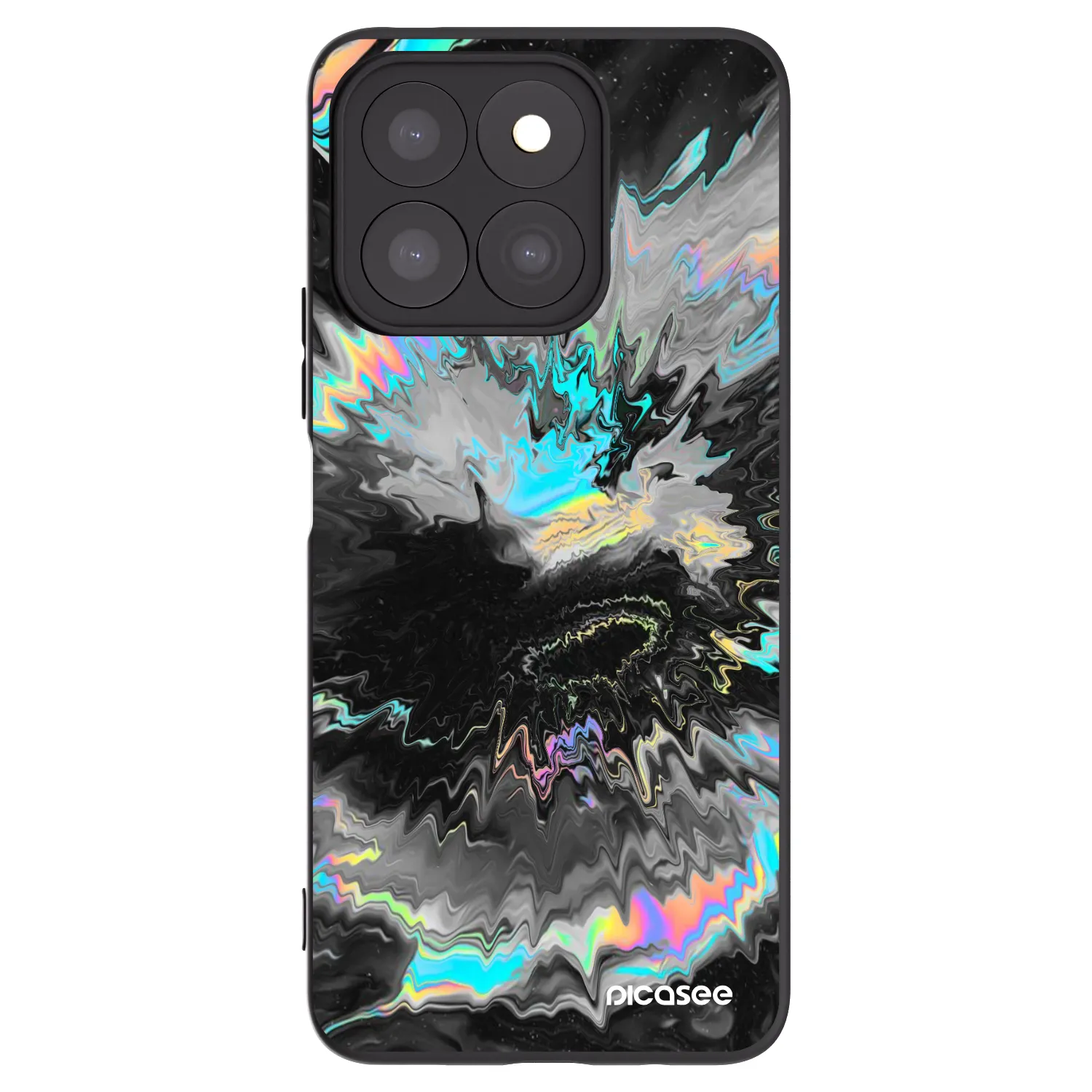 Picasee silikónový čierny obal pre Honor X8c - Magnetic
