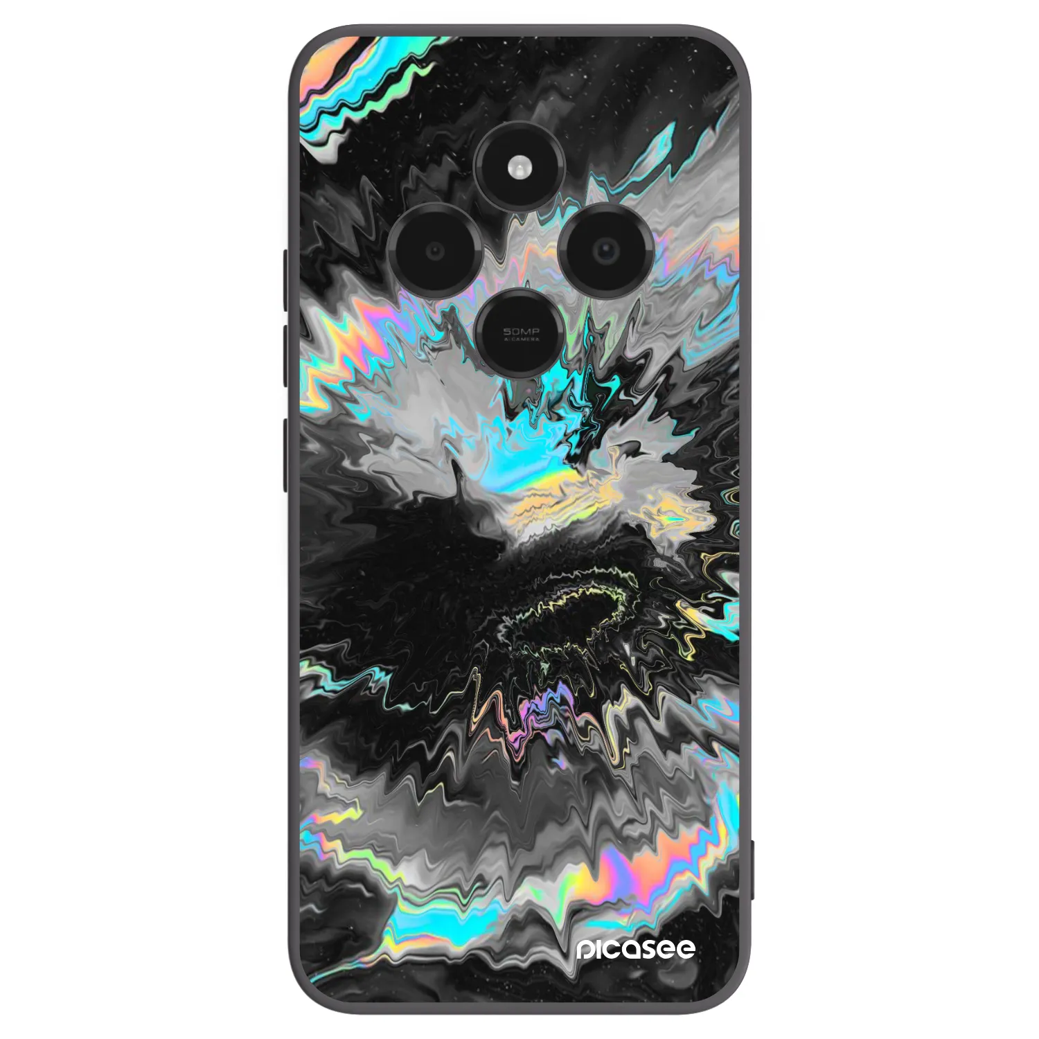 Picasee silikónový čierny obal pre Xiaomi Poco C75 - Magnetic