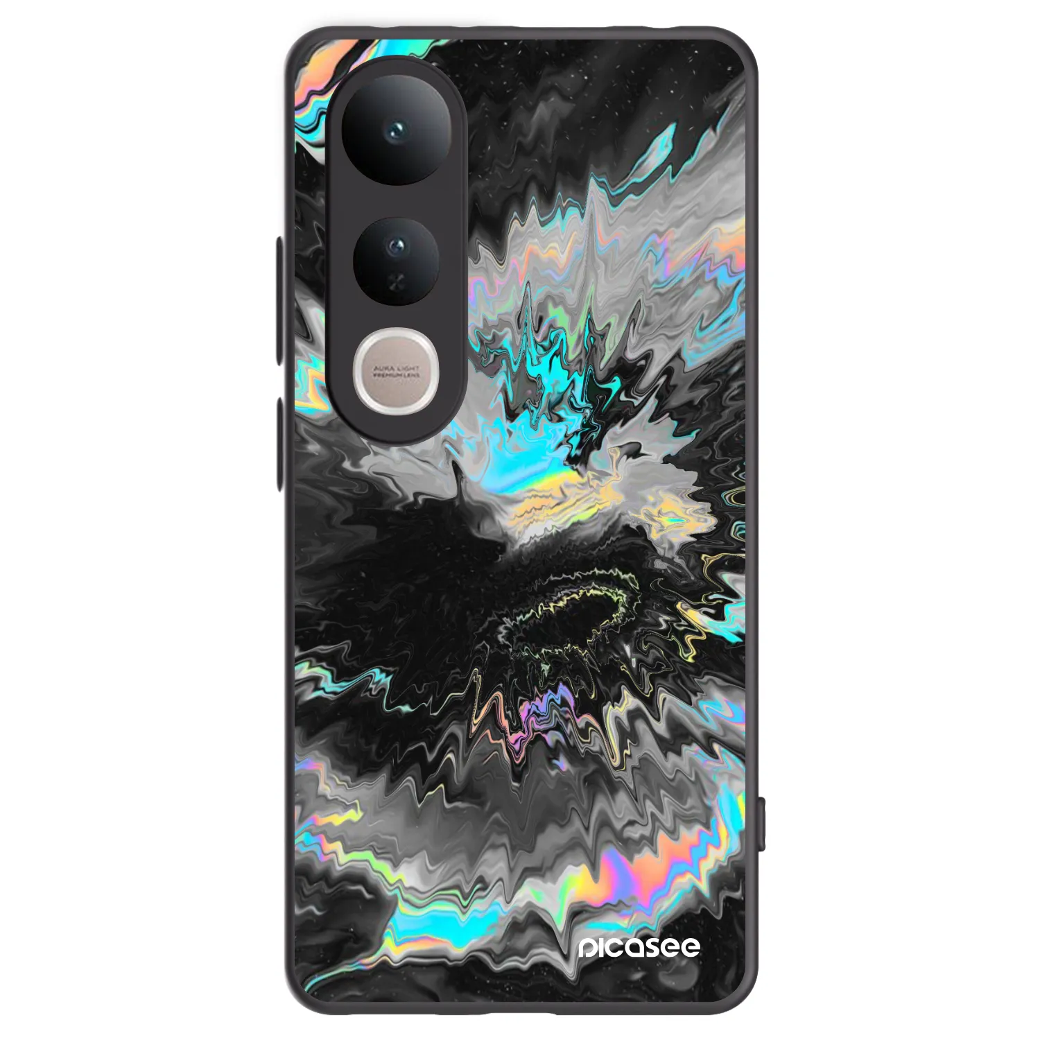 Picasee silikónový čierny obal pre Vivo V50 Lite 5G - Magnetic