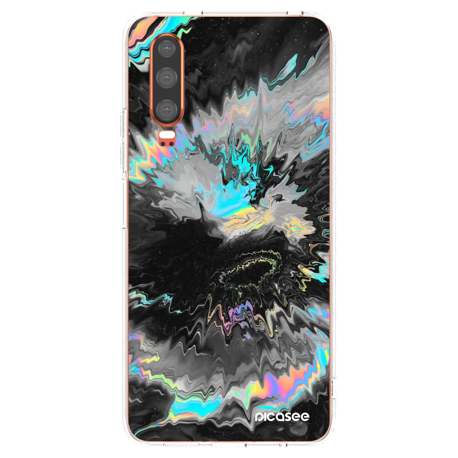 Picasee silikónový prehľadný obal pre Huawei P30 - Magnetic