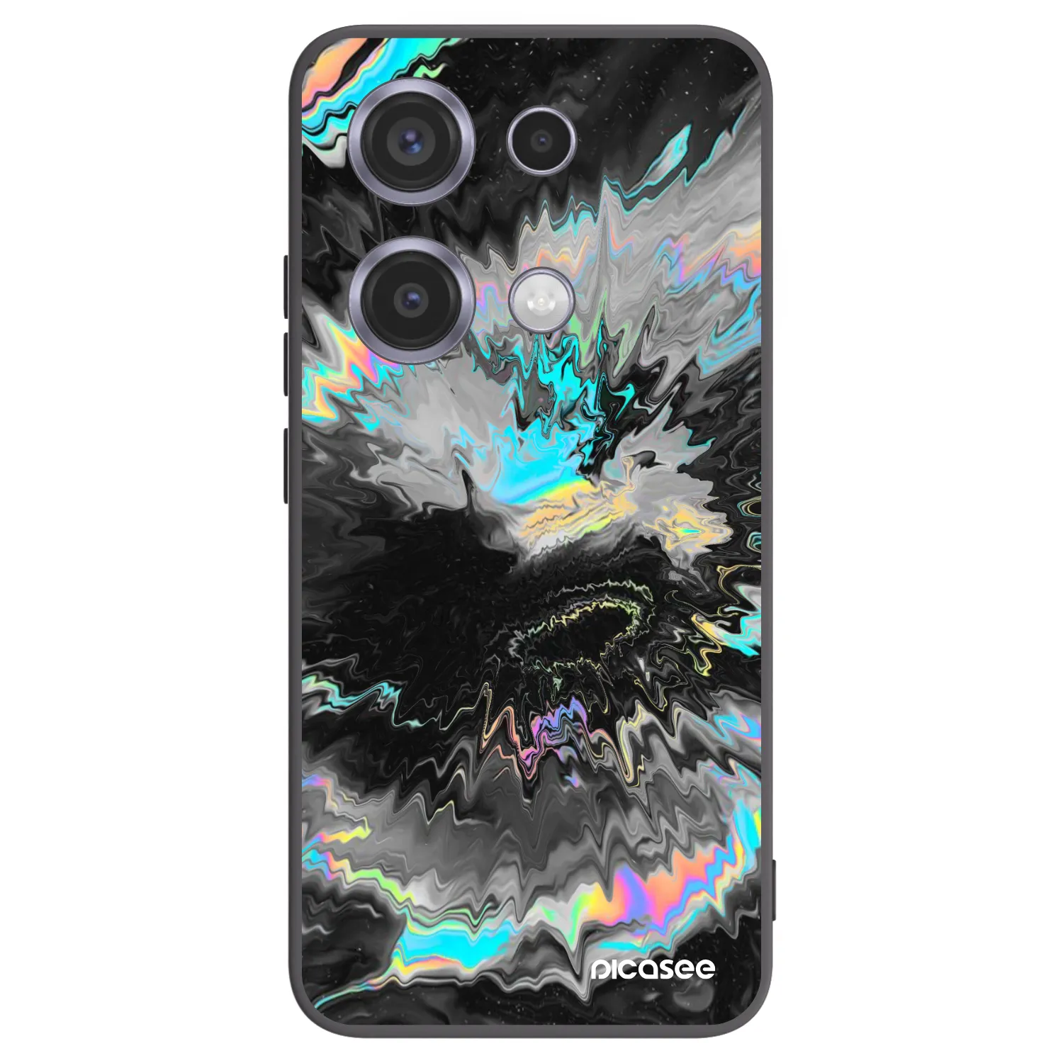 Picasee silikónový čierny obal pre Xiaomi Redmi Note 14S - Magnetic