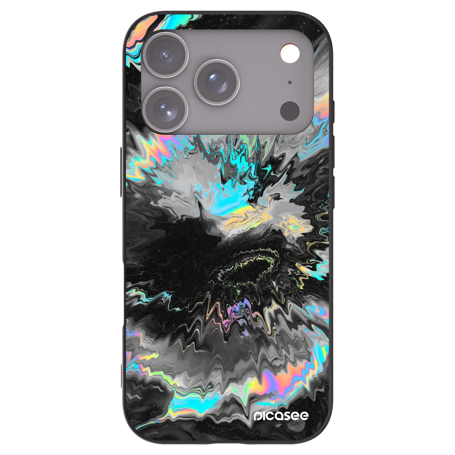 Picasee silikónový čierny obal pre Apple iPhone 17 Pro - Magnetic