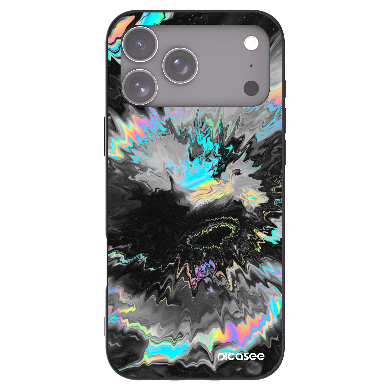 Silikónový čierny obal pre Apple iPhone 17 Pro Max - Magnetic