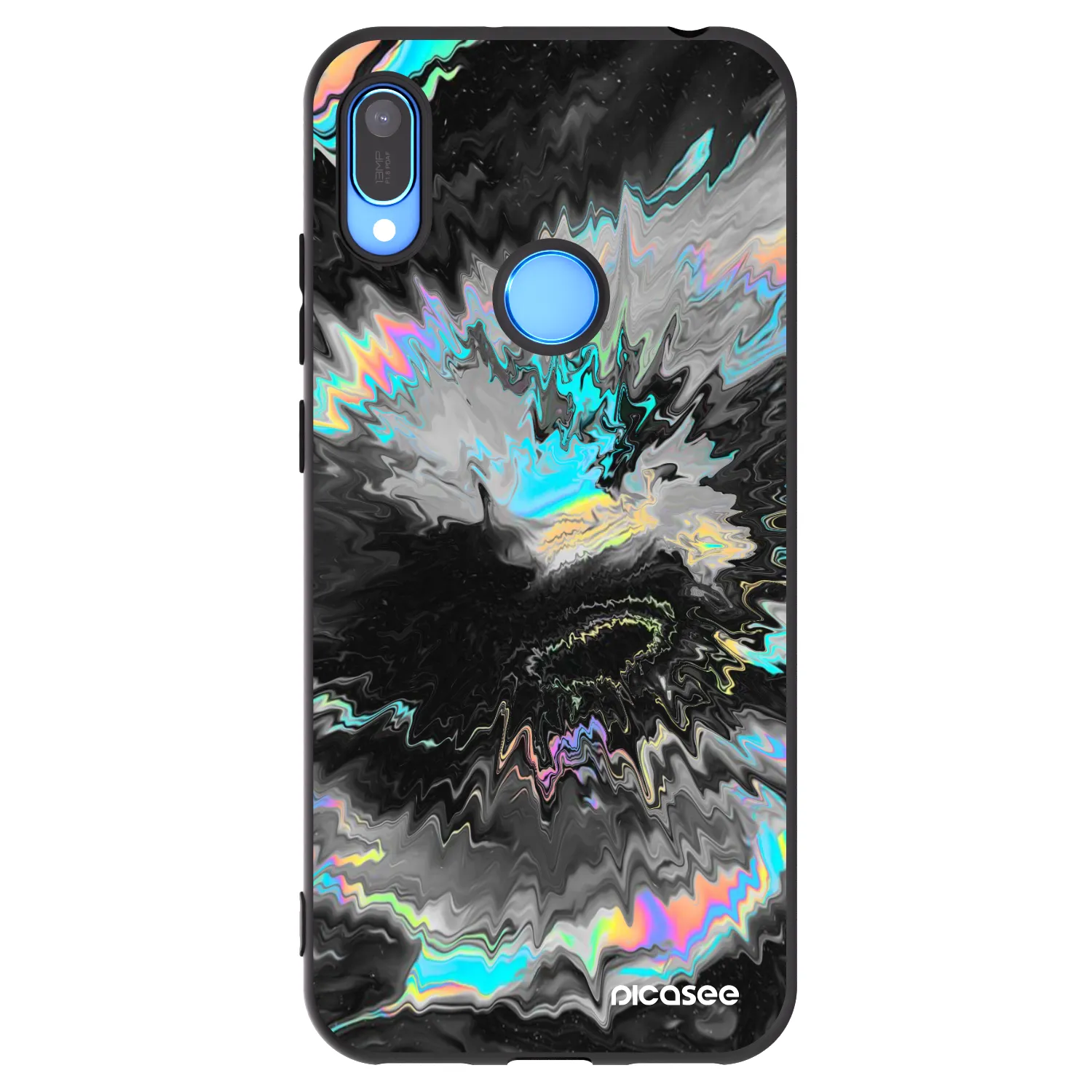 Picasee silikónový čierny obal pre Huawei Y6 2019 - Magnetic